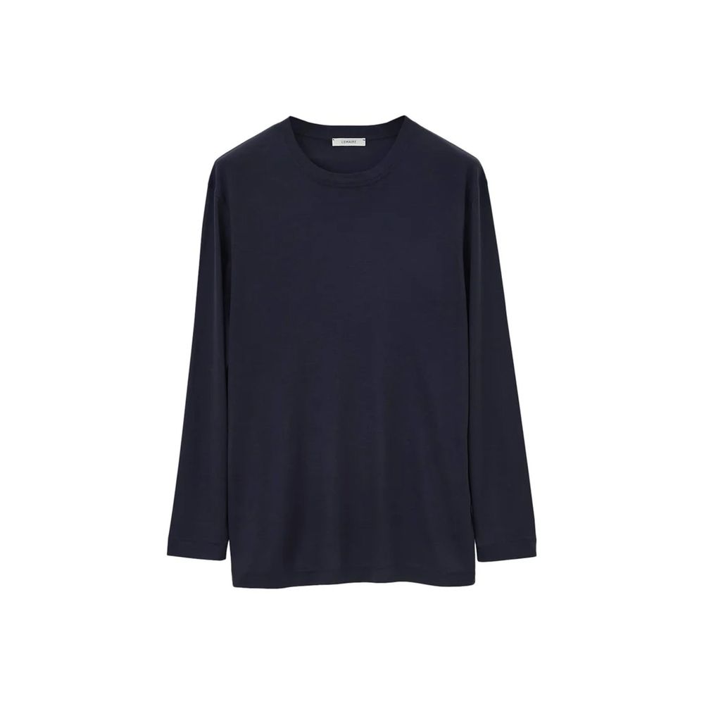 Lemaire Black Silk Men's T-Shirt