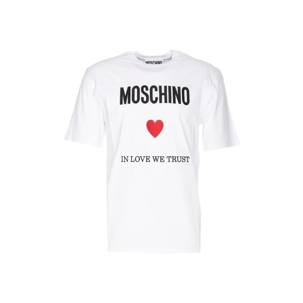 Moschino Couture White Cotton Men's T-Shirt