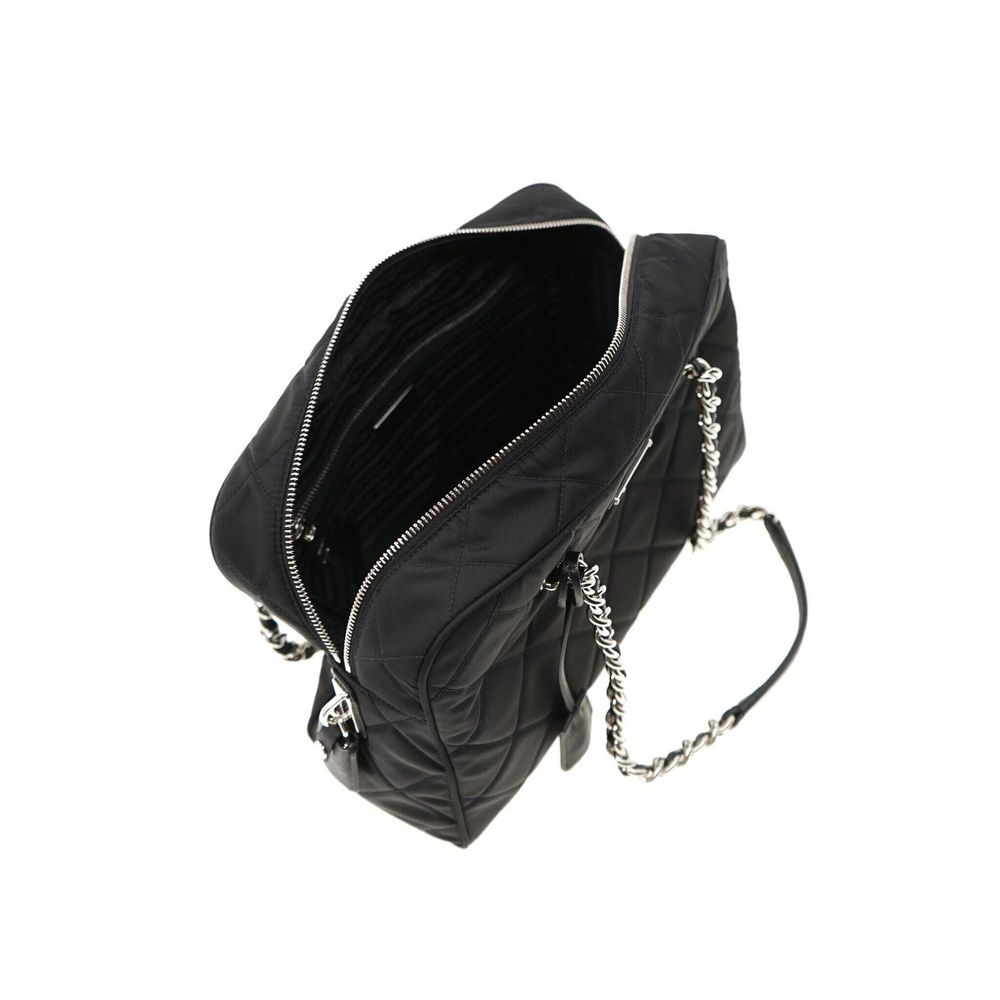 Prada Black Nylon Shoulder Women's Bag