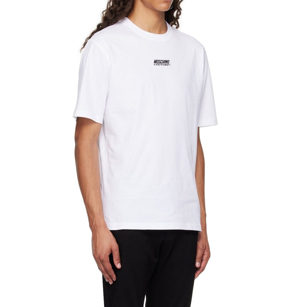 Moschino White Cotton Men's T-Shirt