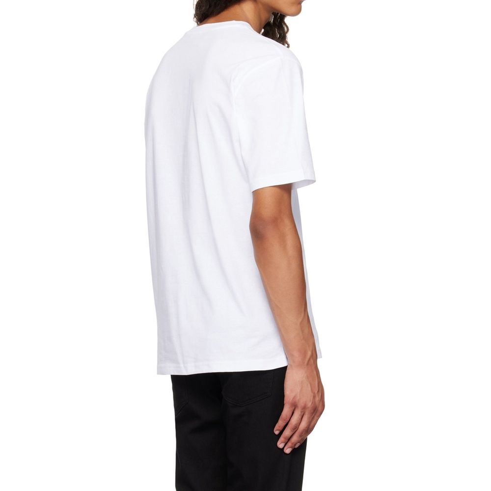 Moschino White Cotton Men's T-Shirt