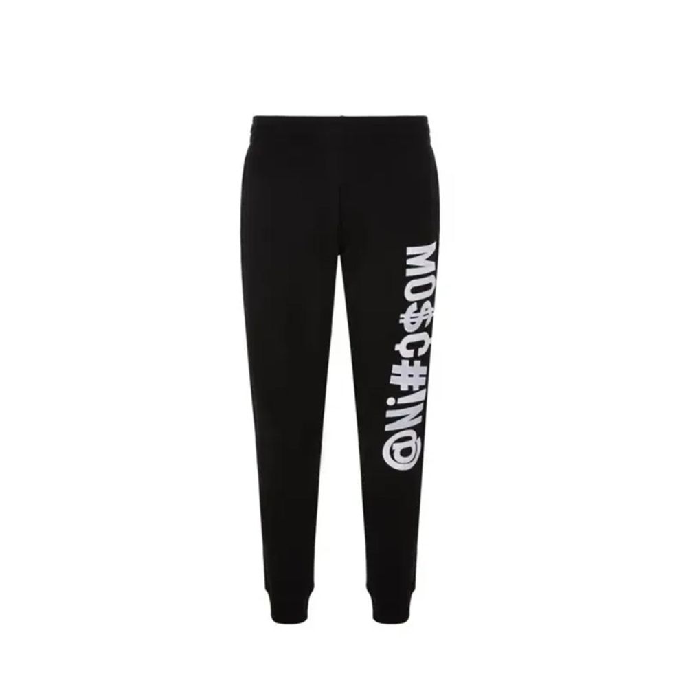 Moschino Couture Black Cotton Joggers (Workout Men's Pants)