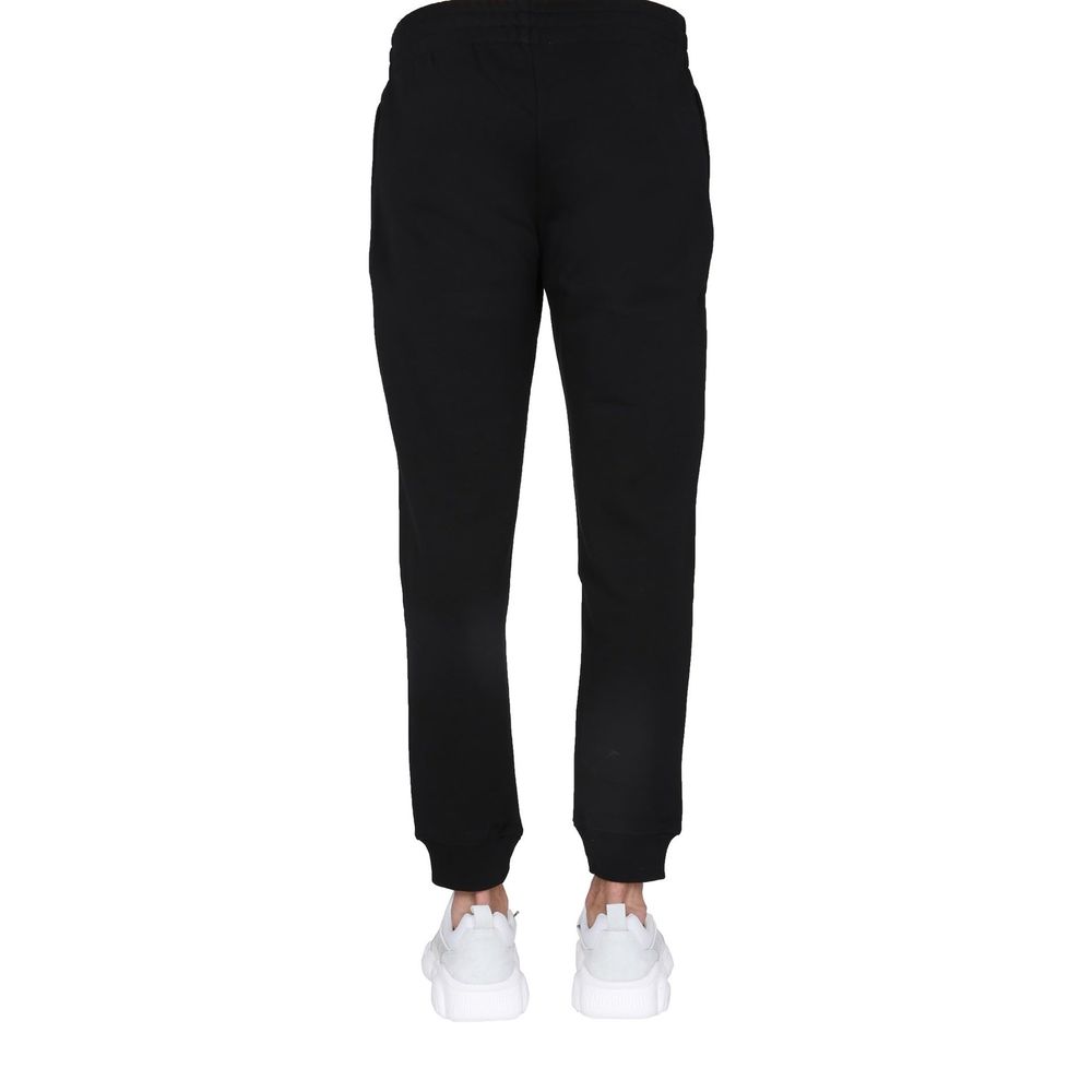 Moschino Couture Black Cotton Joggers (Workout Men's Pants)