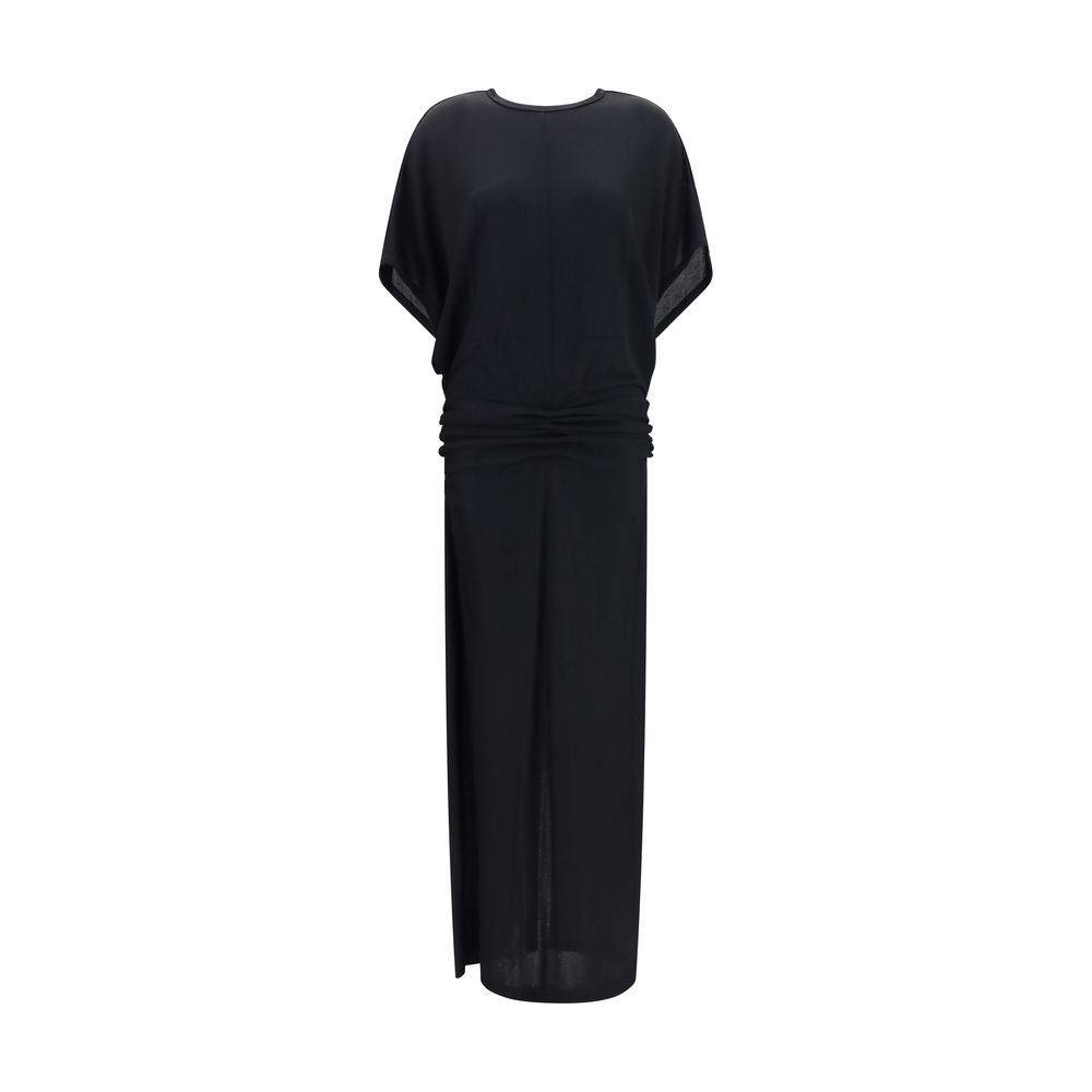 The Row Black Viscose Casual Women's Dress