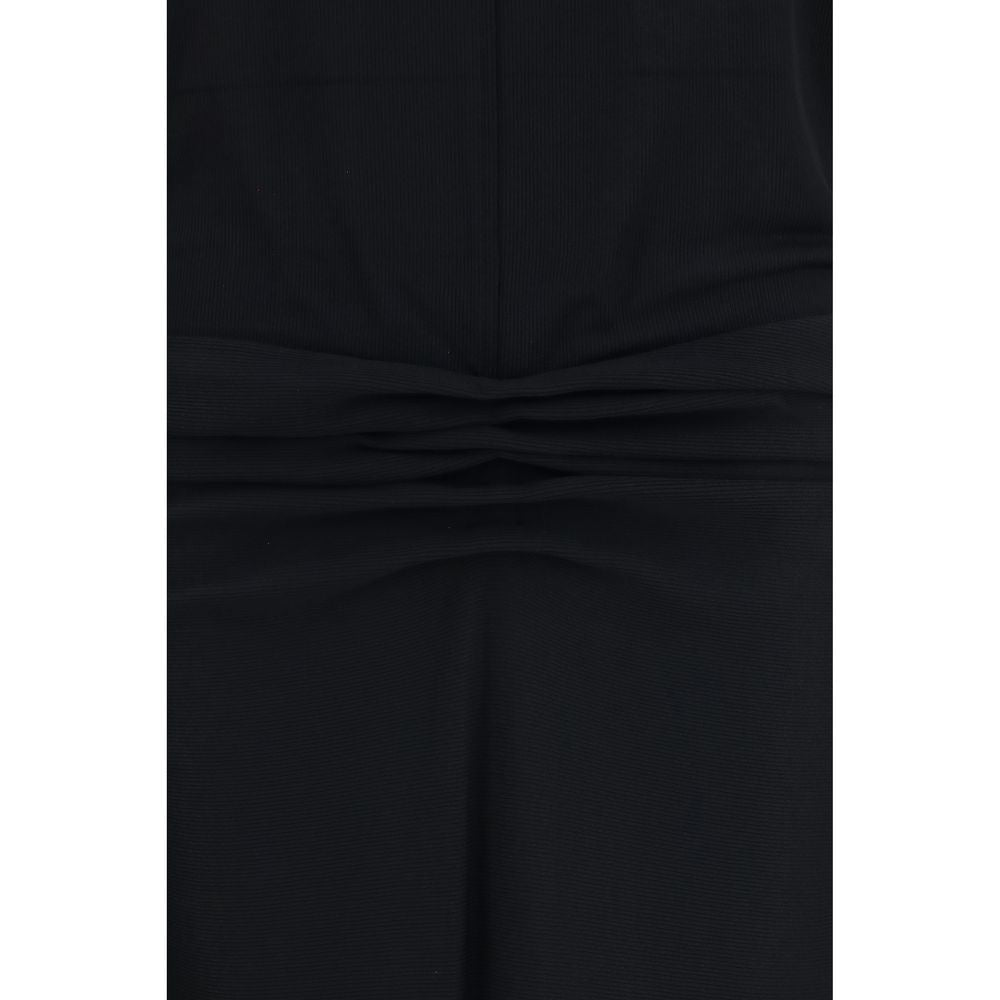 The Row Black Viscose Casual Women's Dress