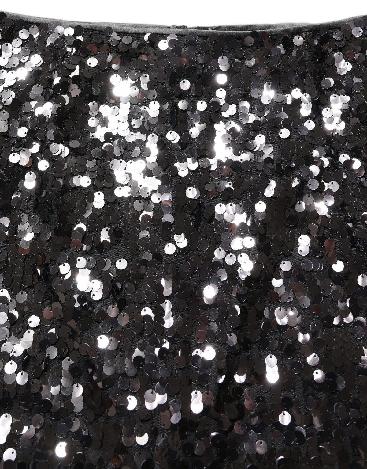 Dolce & Gabbana Brown Sequinned Embellished Pencil Cut Women's Skirt