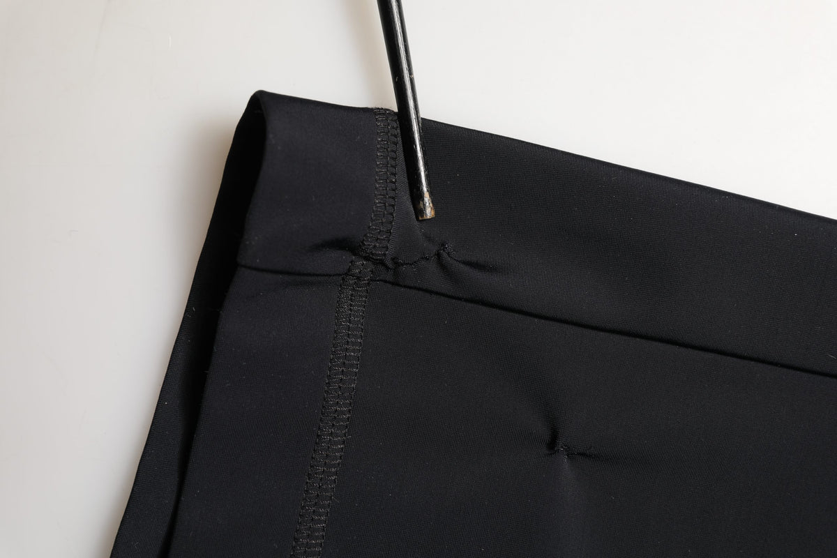 Dolce & Gabbana Black DGVIB3 Stretch Jersey Midi Pencil Cut Women's Skirt (Pre-Owned)