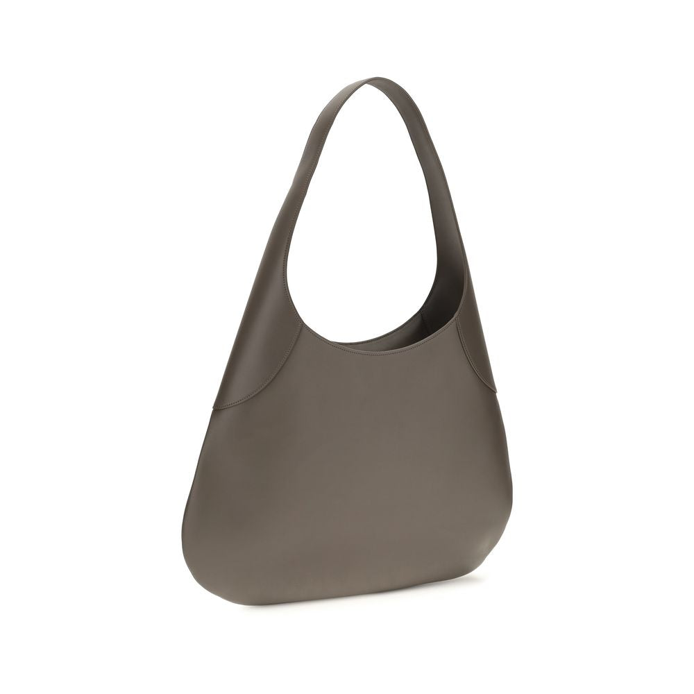 Khaite Gray Calf Leather Bos Taurus Women's Handbag