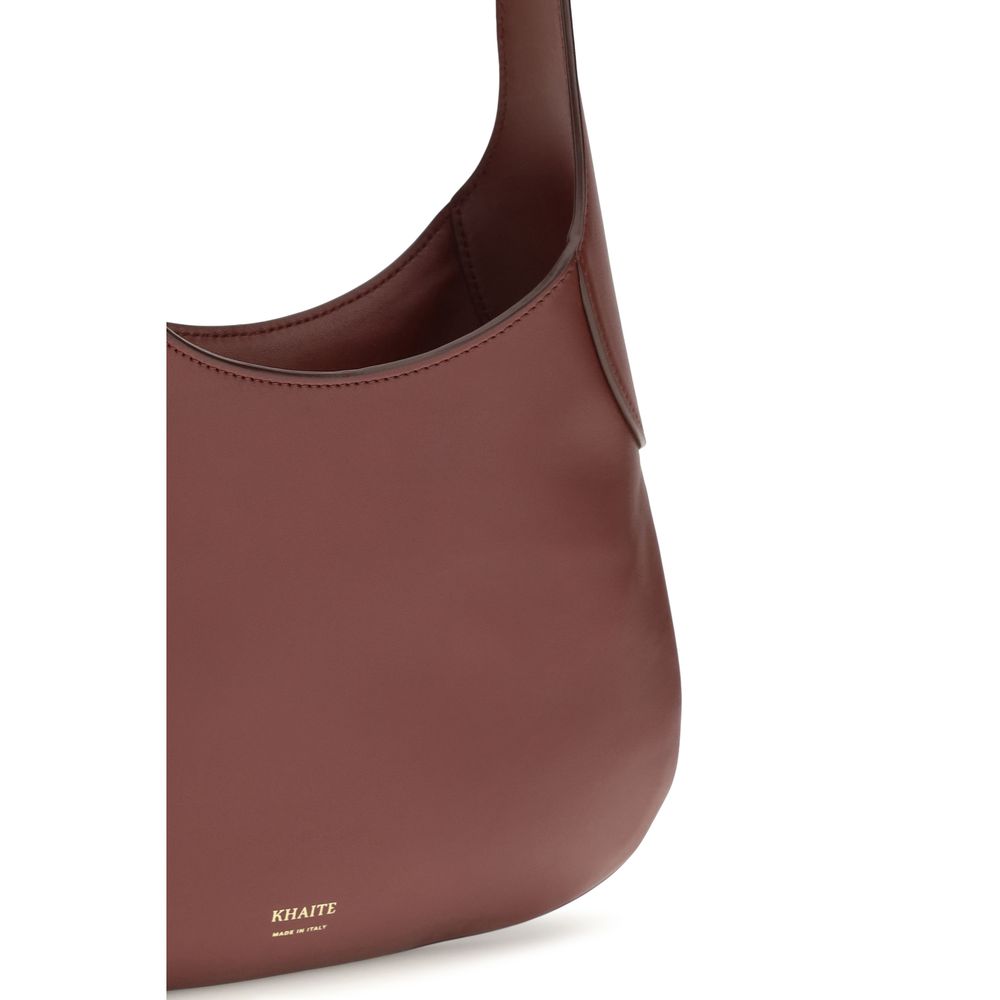 Khaite Bordeaux Calf Leather Bos Taurus Shoulder Women's Bag