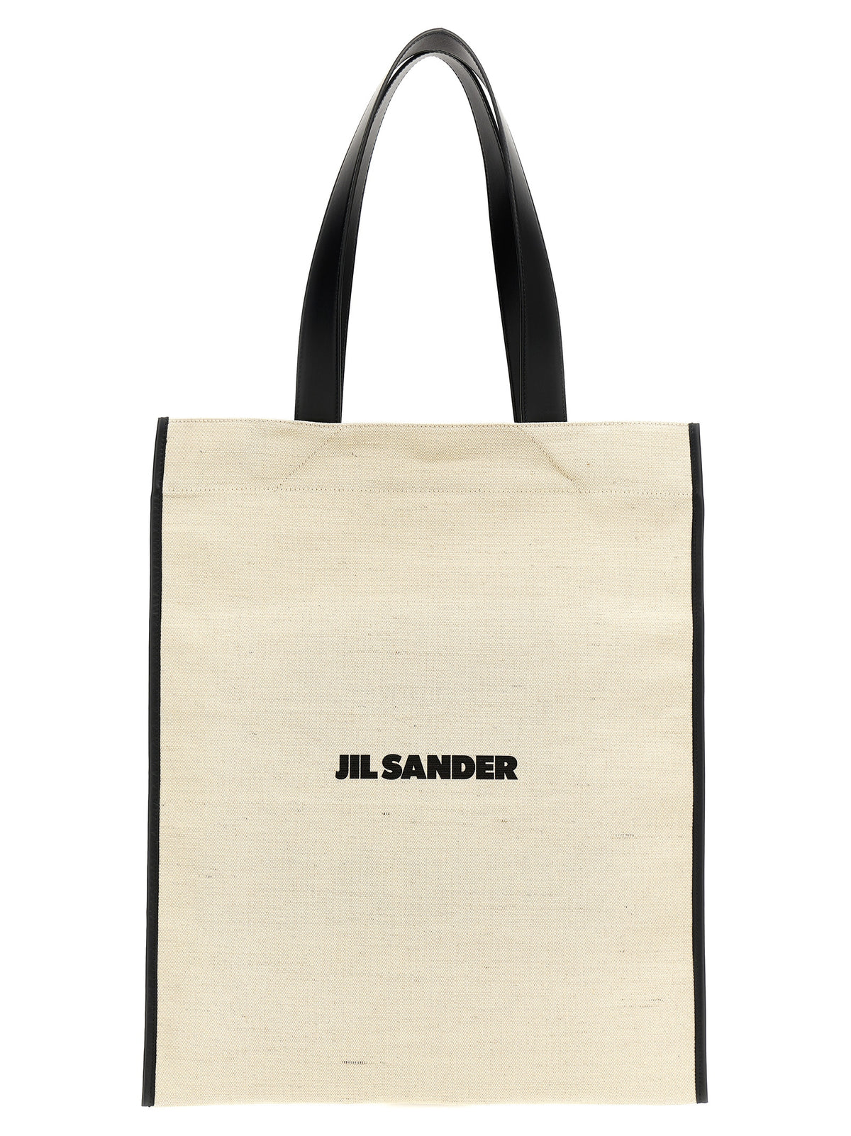 Jil Sander Bicolor Jute Tote Women's Bag