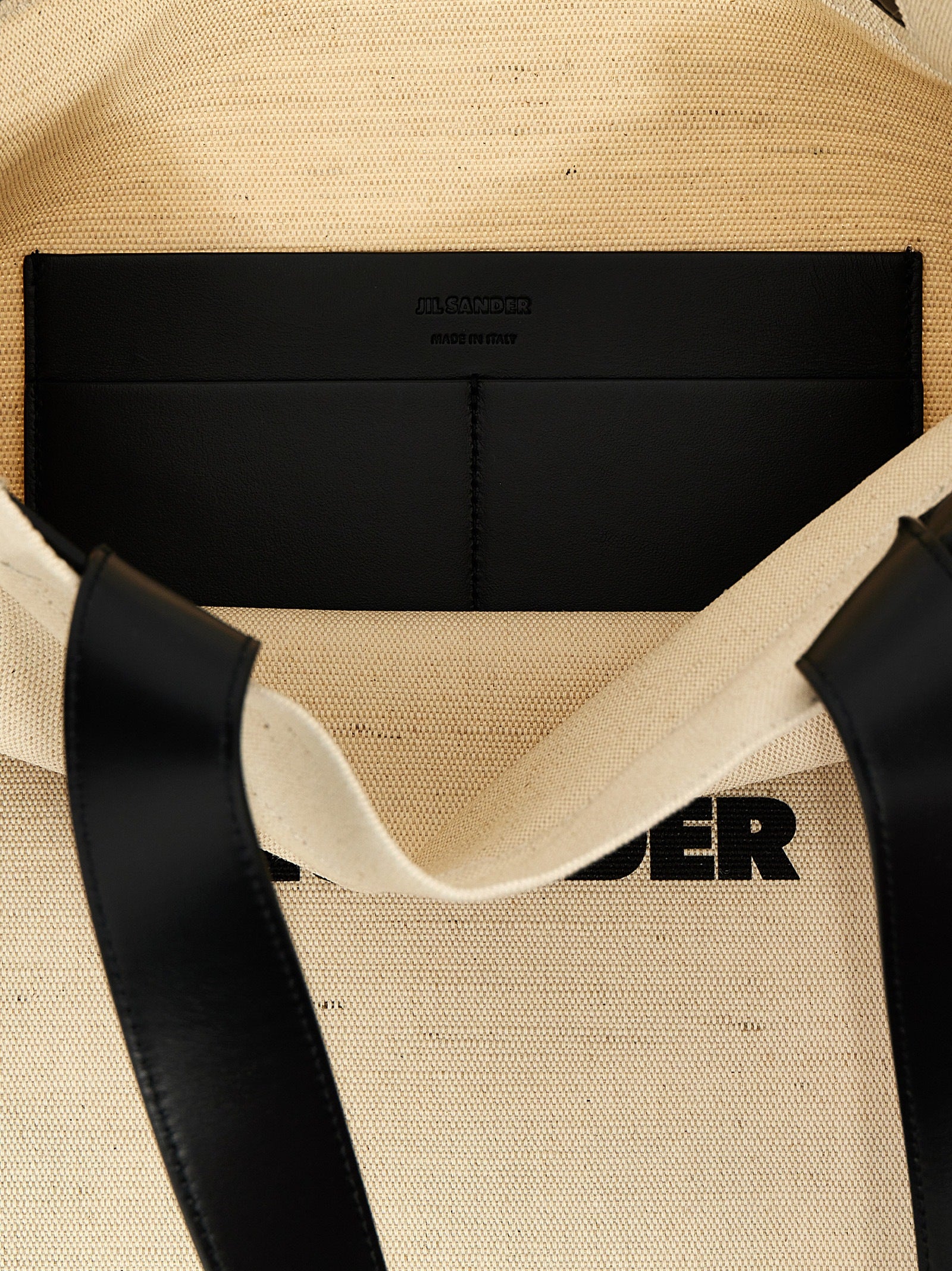 Jil Sander Bicolor Cotton Tote Men's Bag