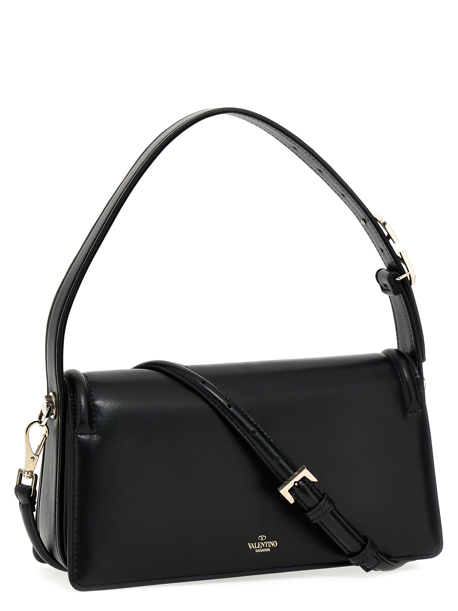 Valentino Garavani Black Leather Shoulder Women's Bag