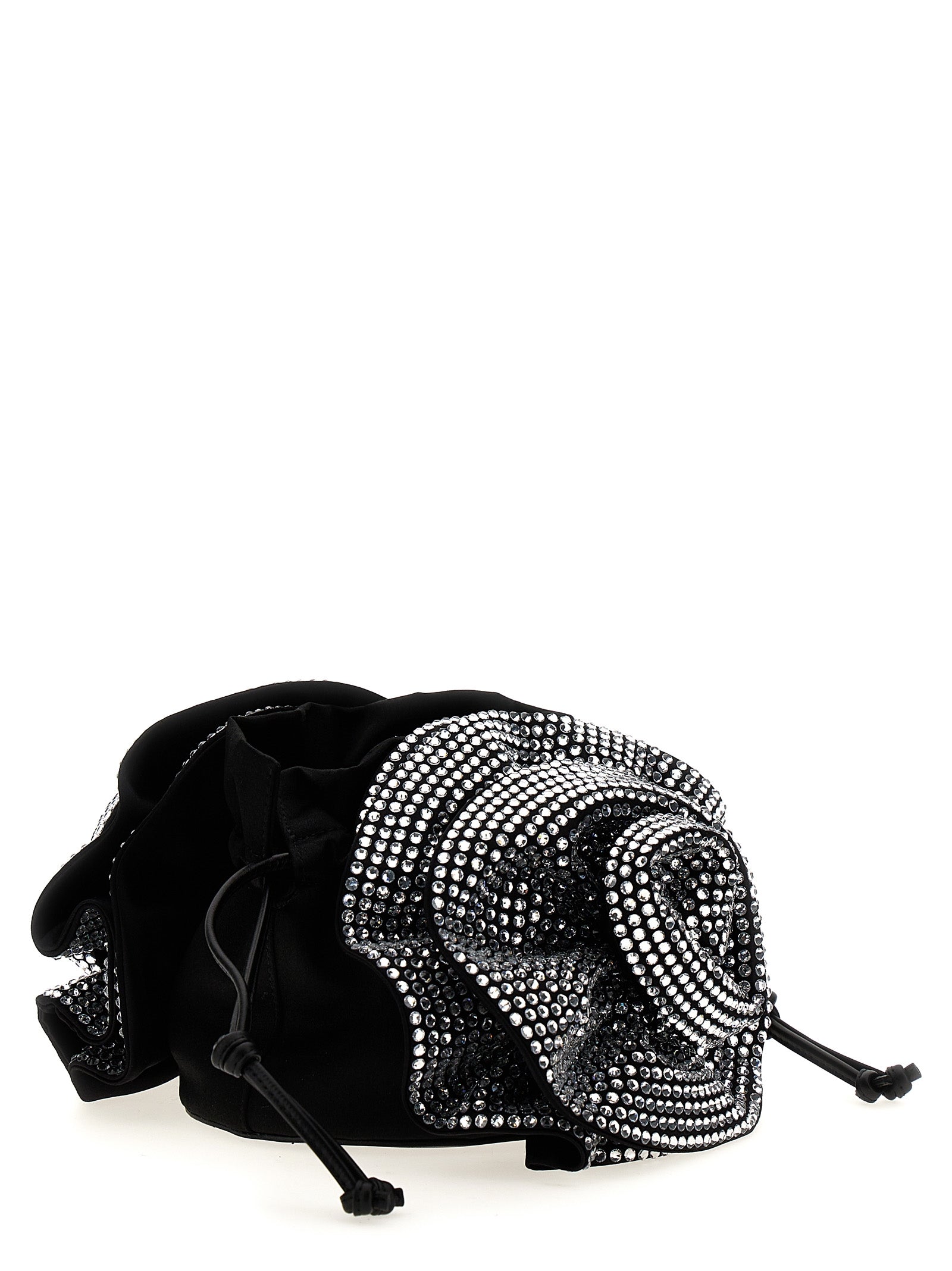 Magda Butrym Black Viscose Crossbody Women's Bag