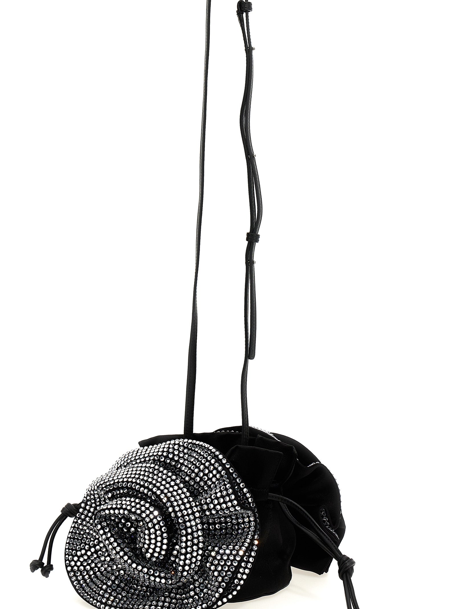 Magda Butrym Black Viscose Crossbody Women's Bag