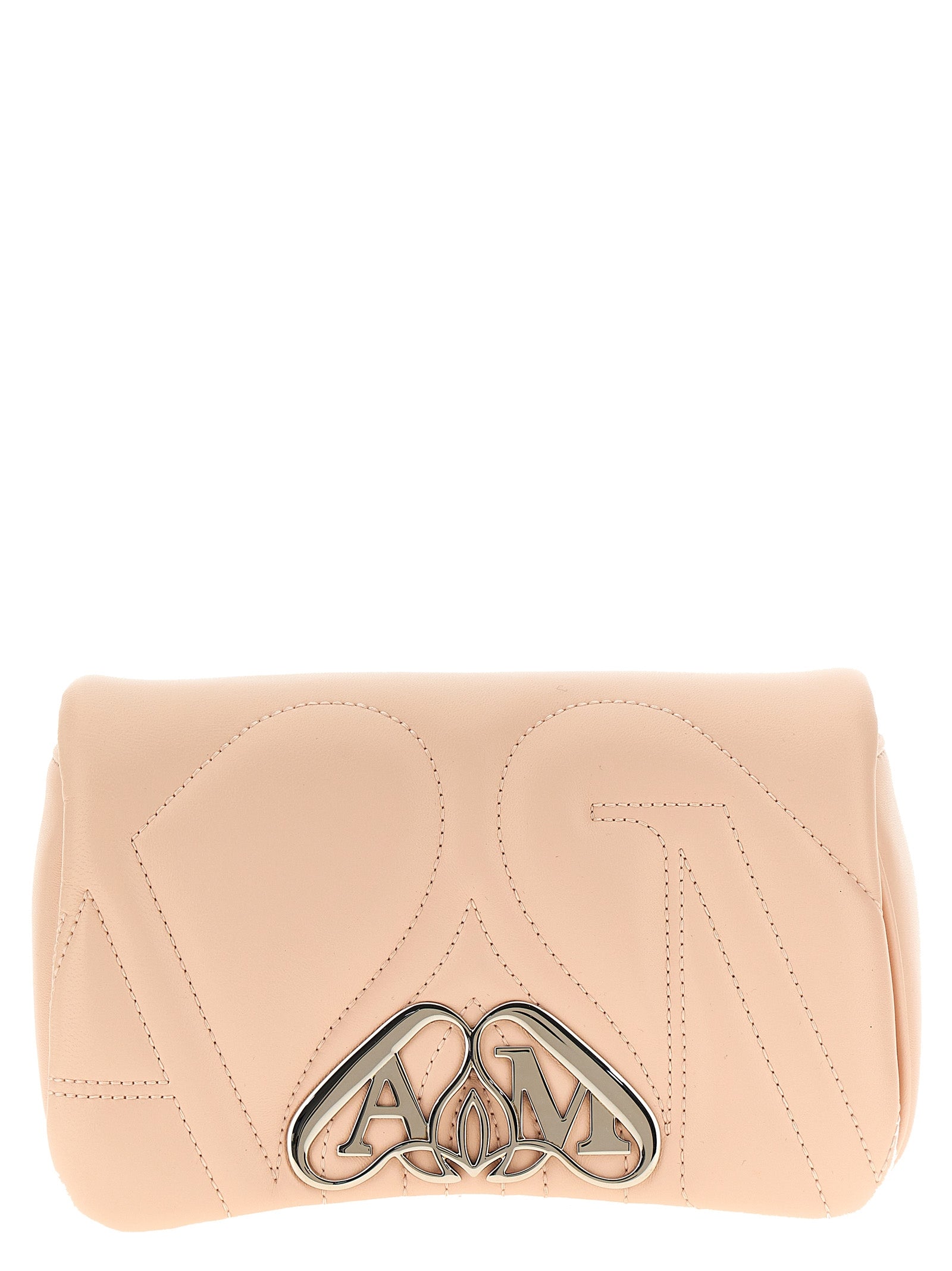 Alexander McQueen Beige Lamb Leather Crossbody Women's Bag