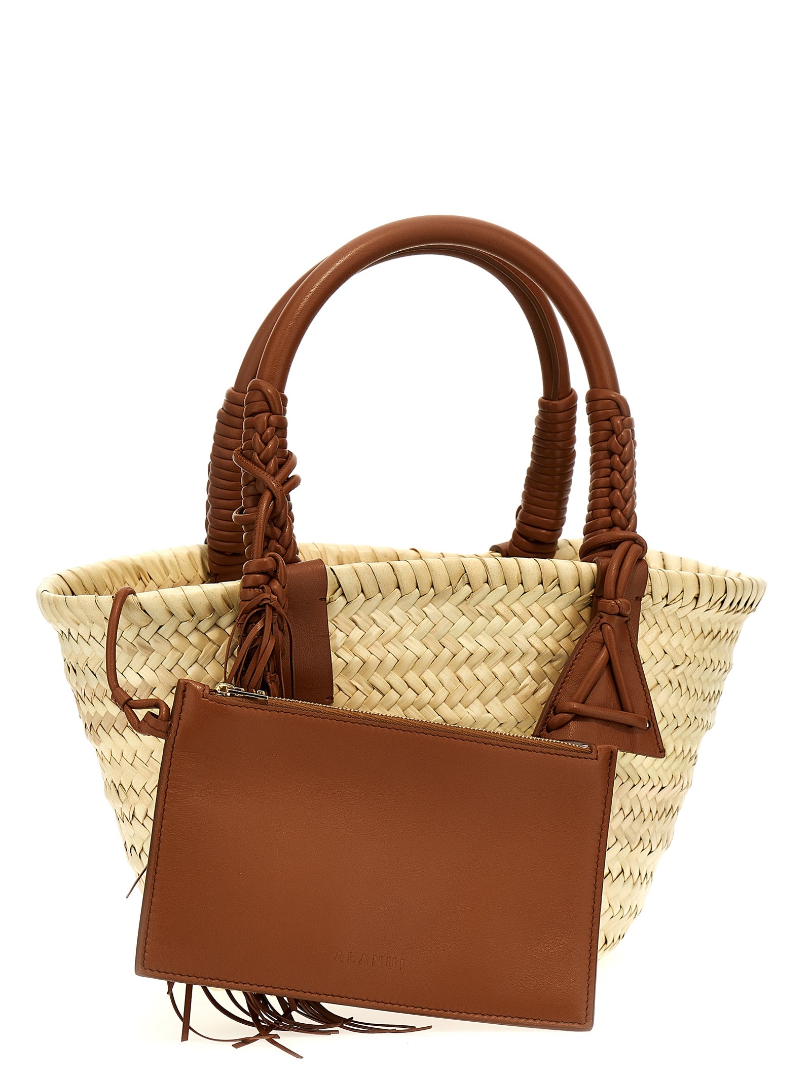 Alanui Brown Marabou Women's Handbag