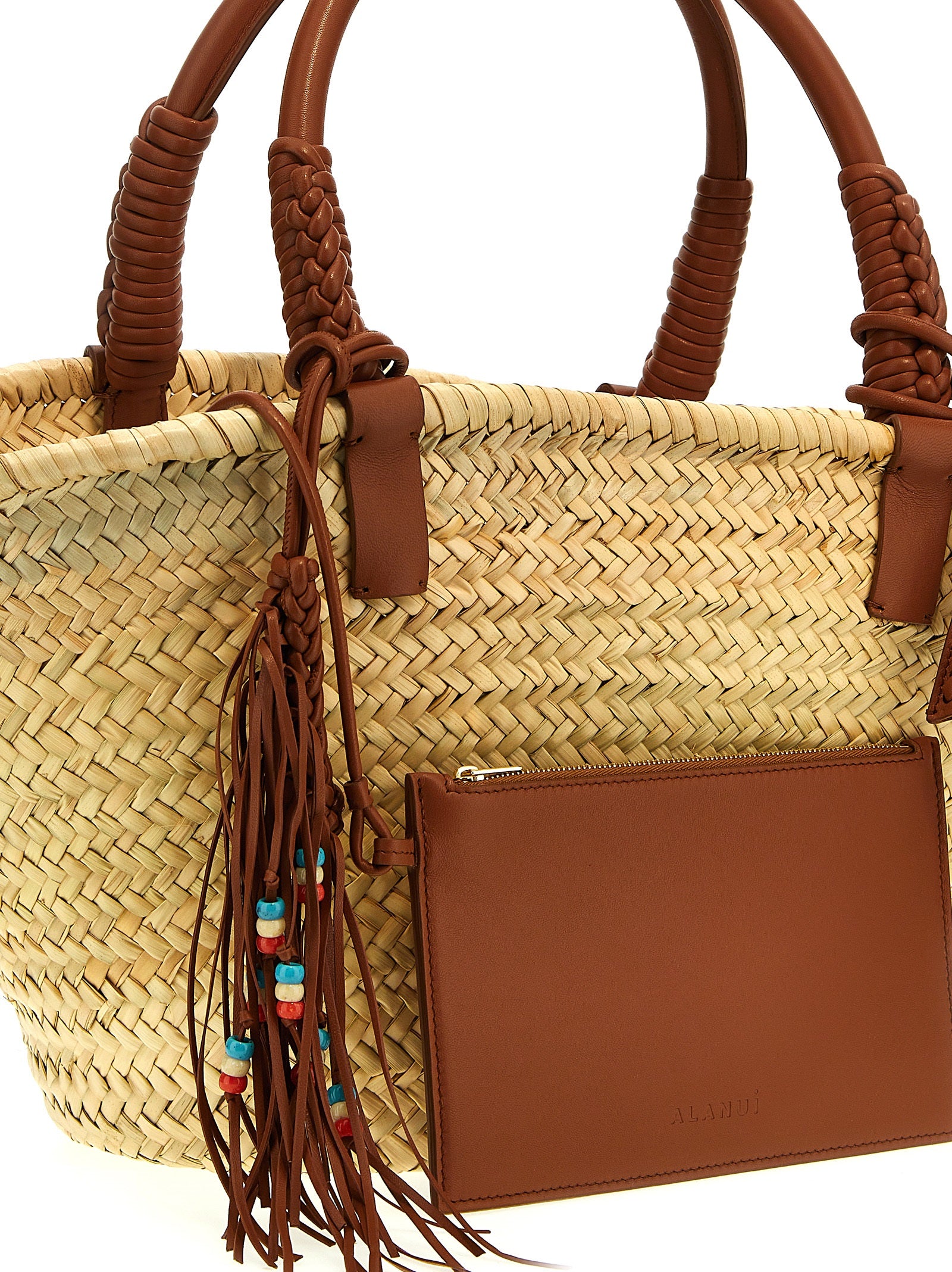 Alanui Brown Marabou Women's Handbag