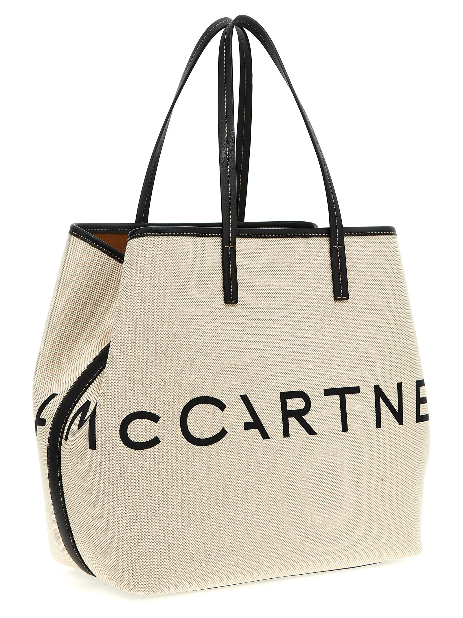 Stella McCartney Beige Cotton Tote Women's Bag