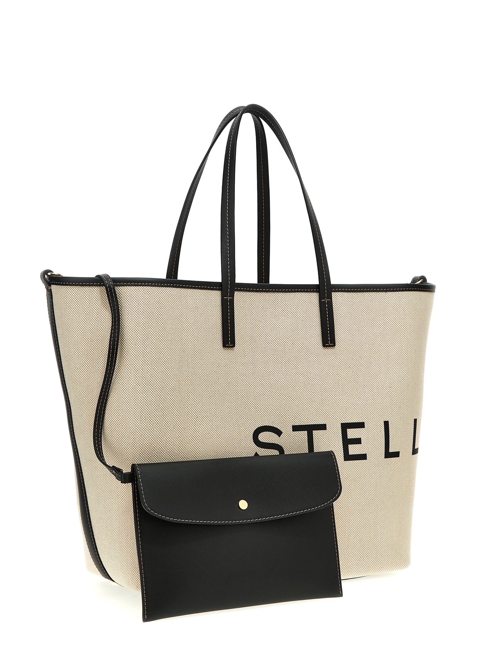 Stella McCartney Beige Cotton Tote Women's Bag