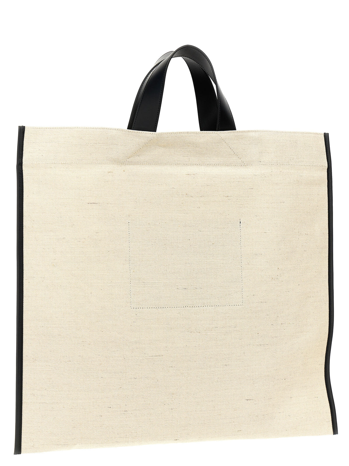 Jil Sander Bicolor Jute Tote Women's Bag