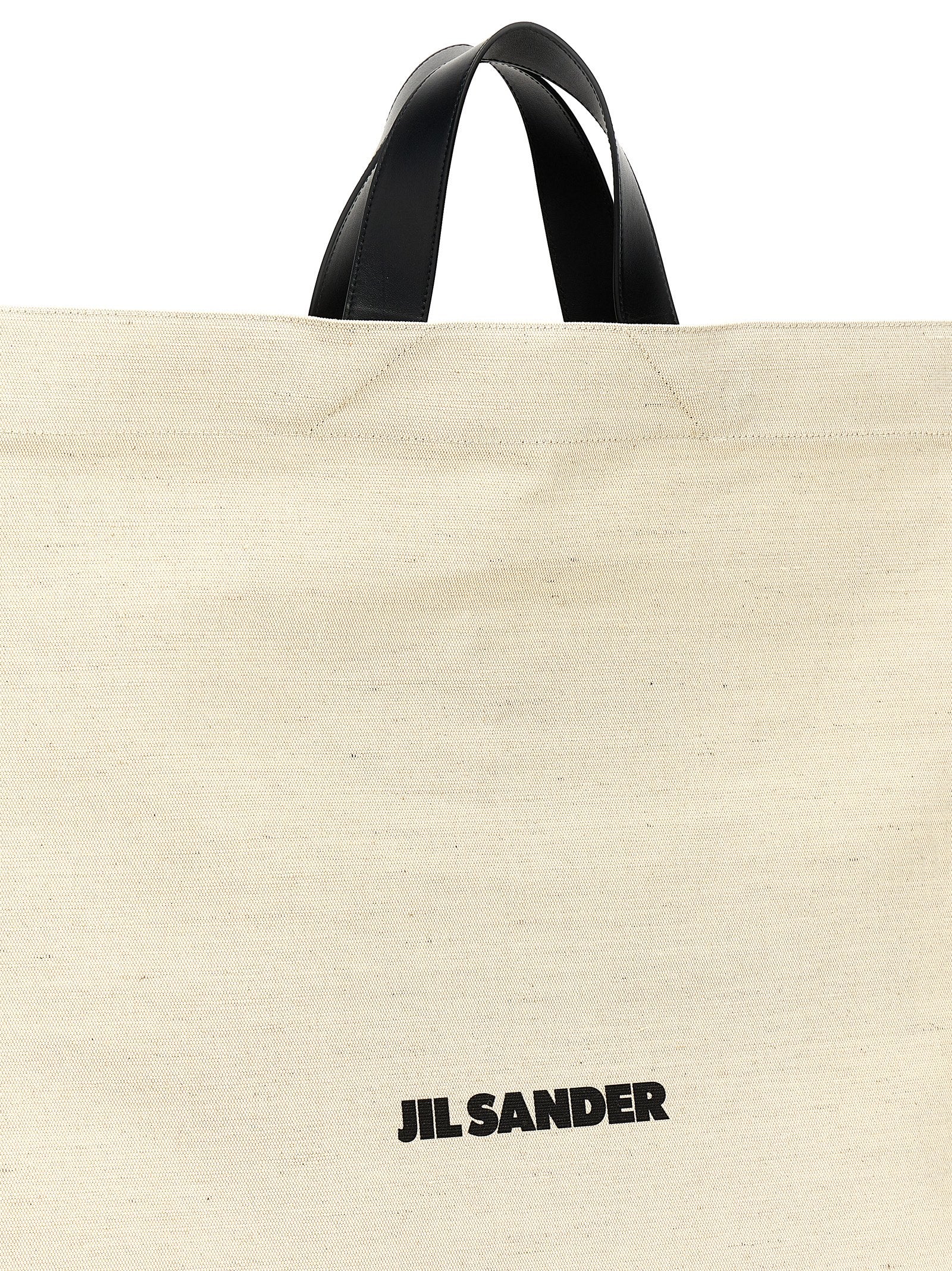 Jil Sander Bicolor Jute Tote Women's Bag