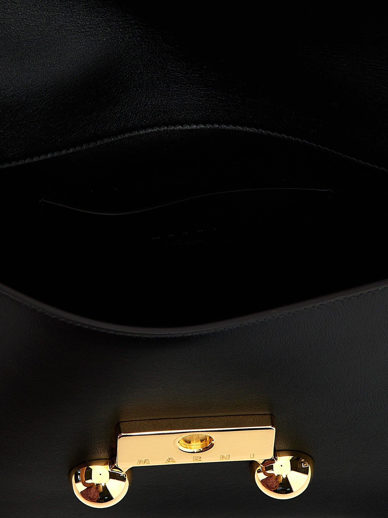 Marni Black Calfskin Shoulder Women's Bag