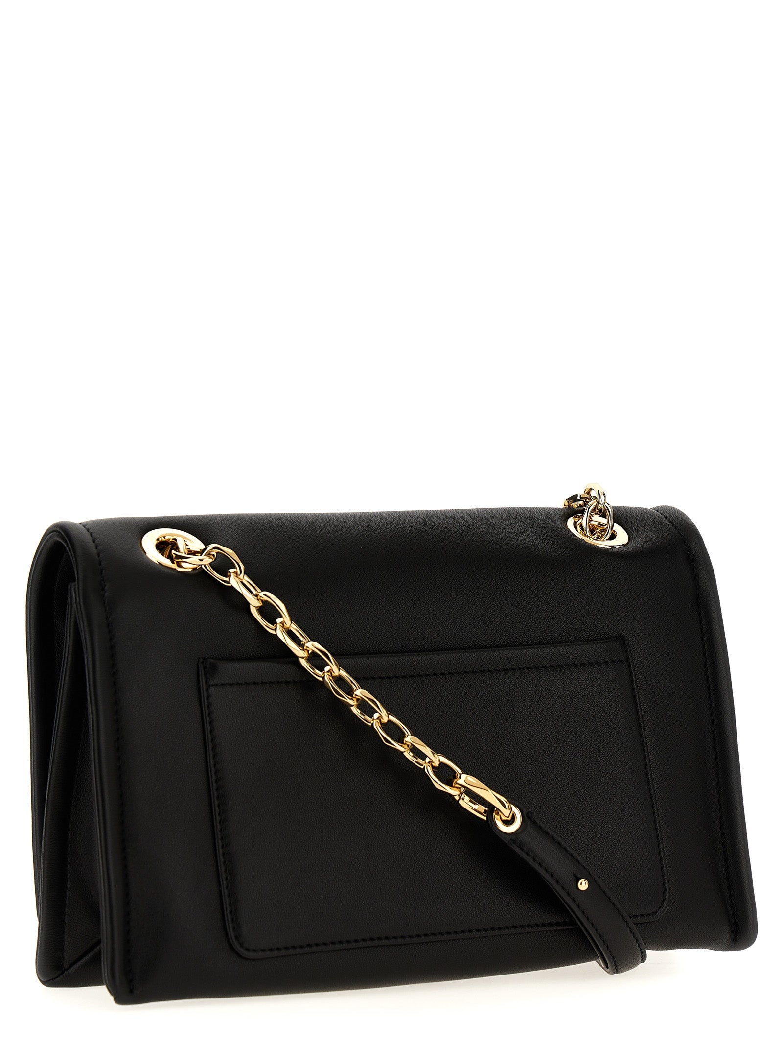 Valentino Garavani Black Lamb Leather Shoulder Women's Bag