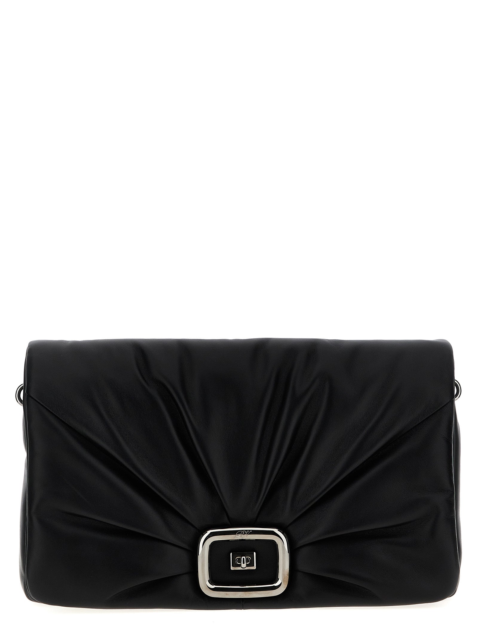 Roger Vivier Black Leather Shoulder Women's Bag