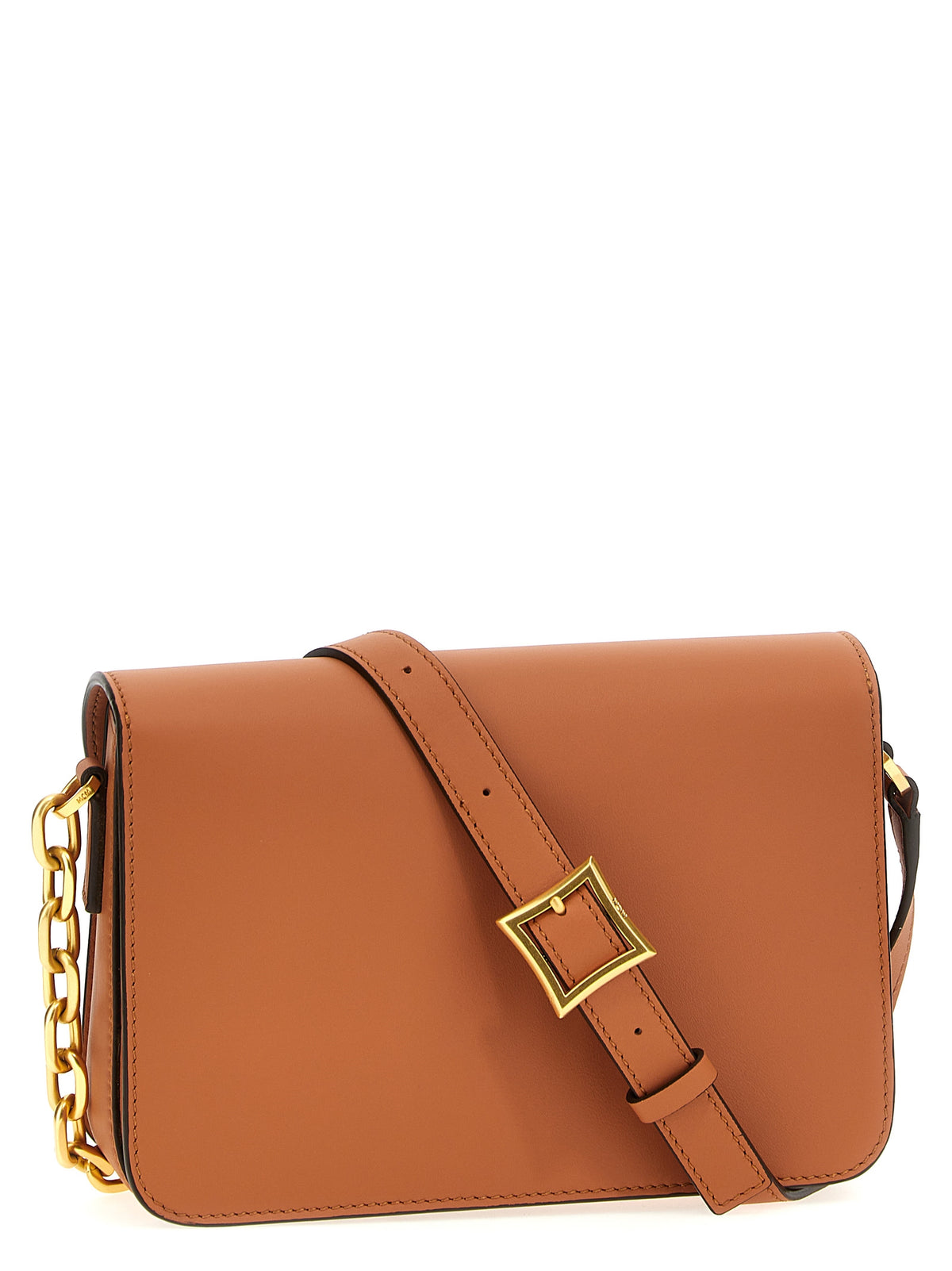 MCM Brown Calfskin Crossbody Women's Bag