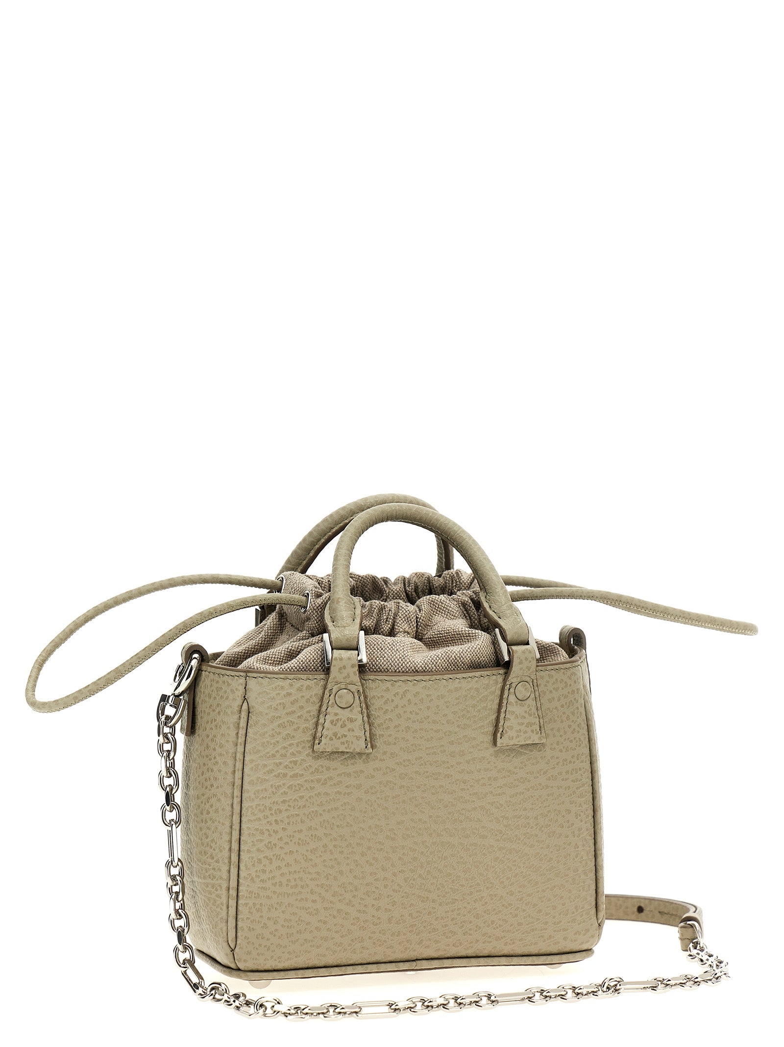 Maison Margiela Gray Calfskin Women's Handbag