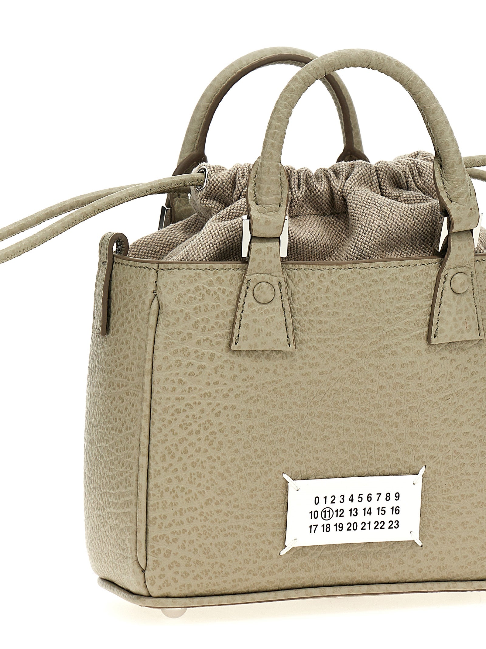 Maison Margiela Gray Calfskin Women's Handbag