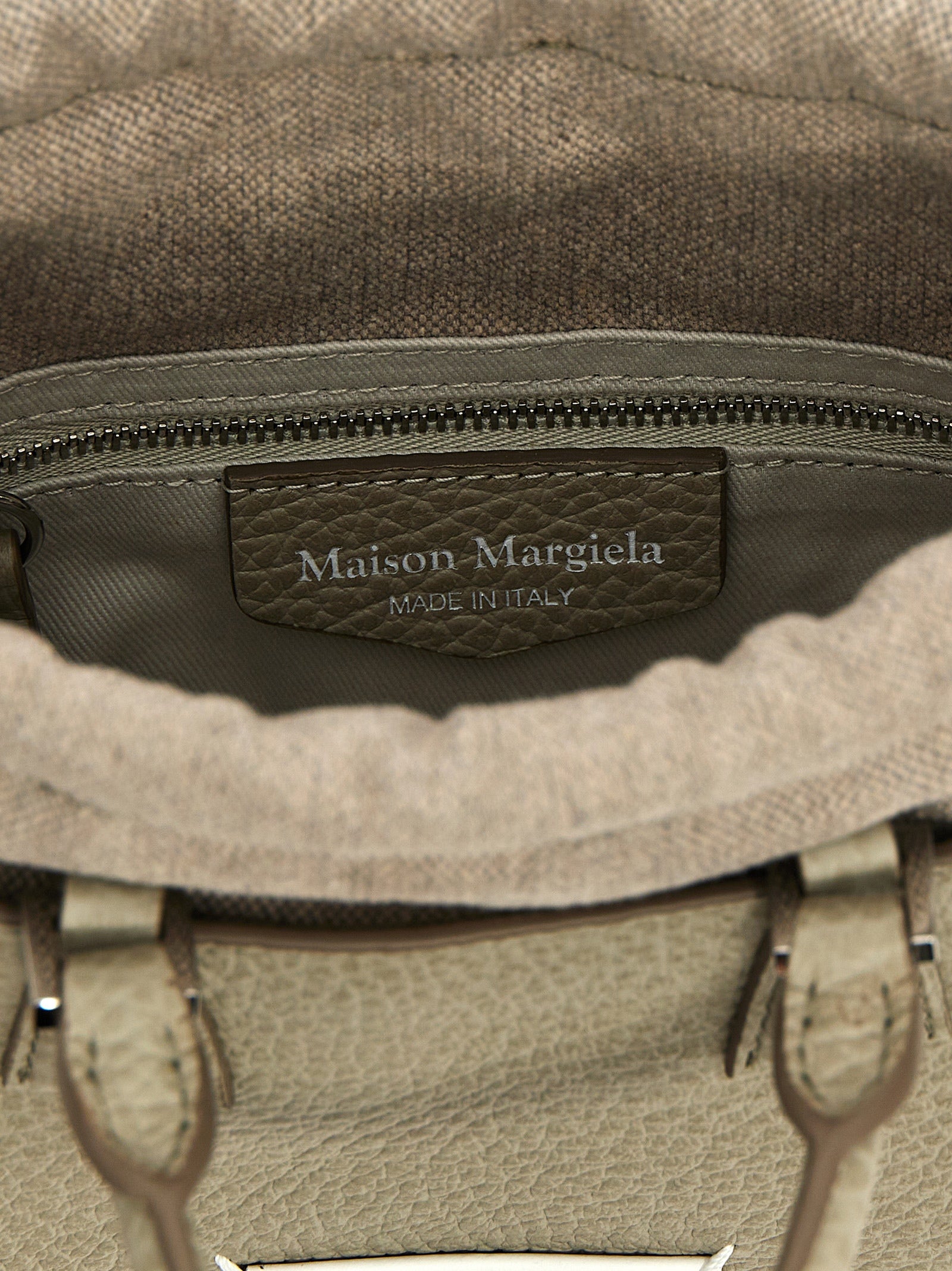 Maison Margiela Gray Calfskin Women's Handbag