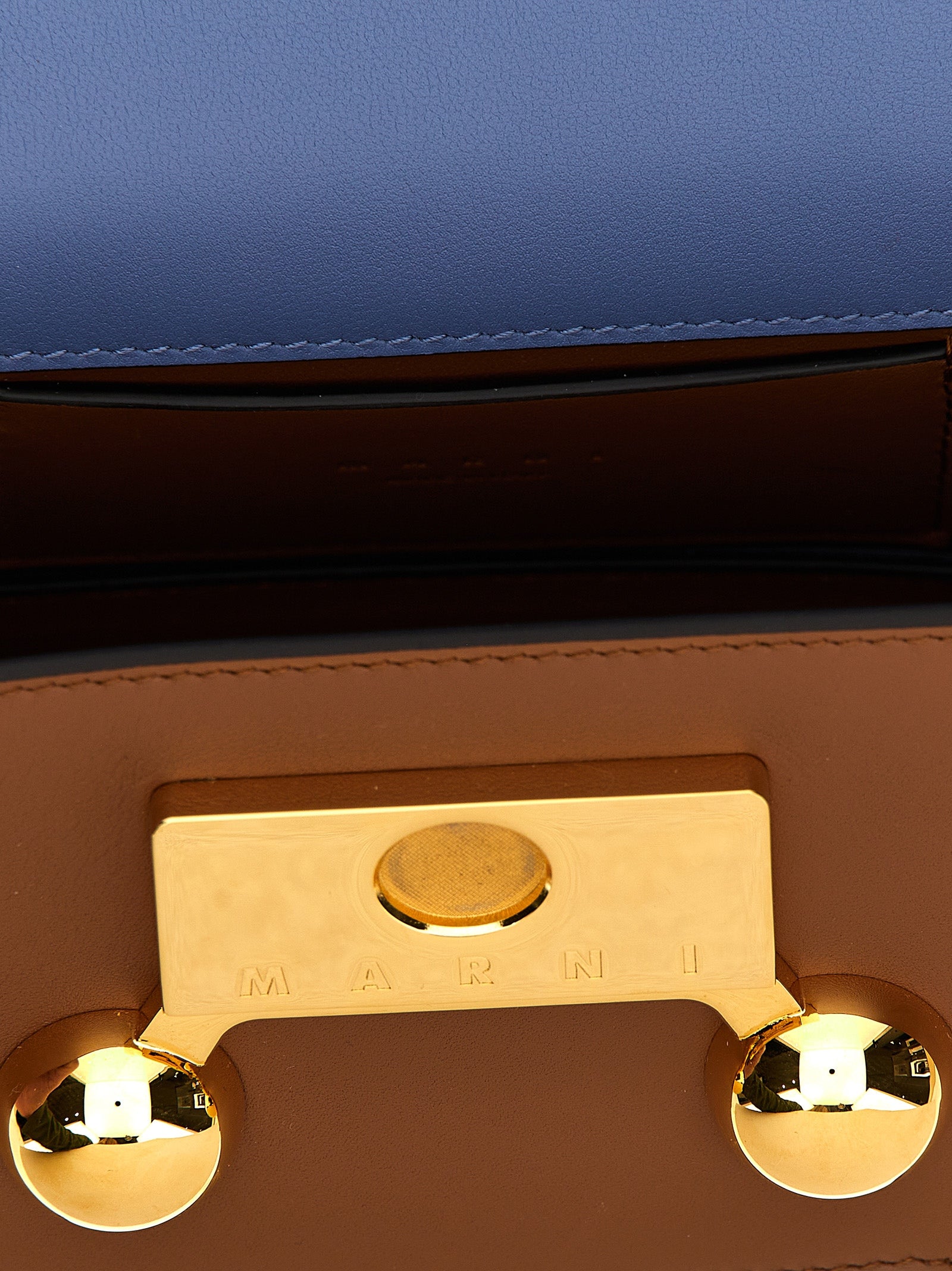 Marni Multicolor Calfskin Shoulder Women's Bag