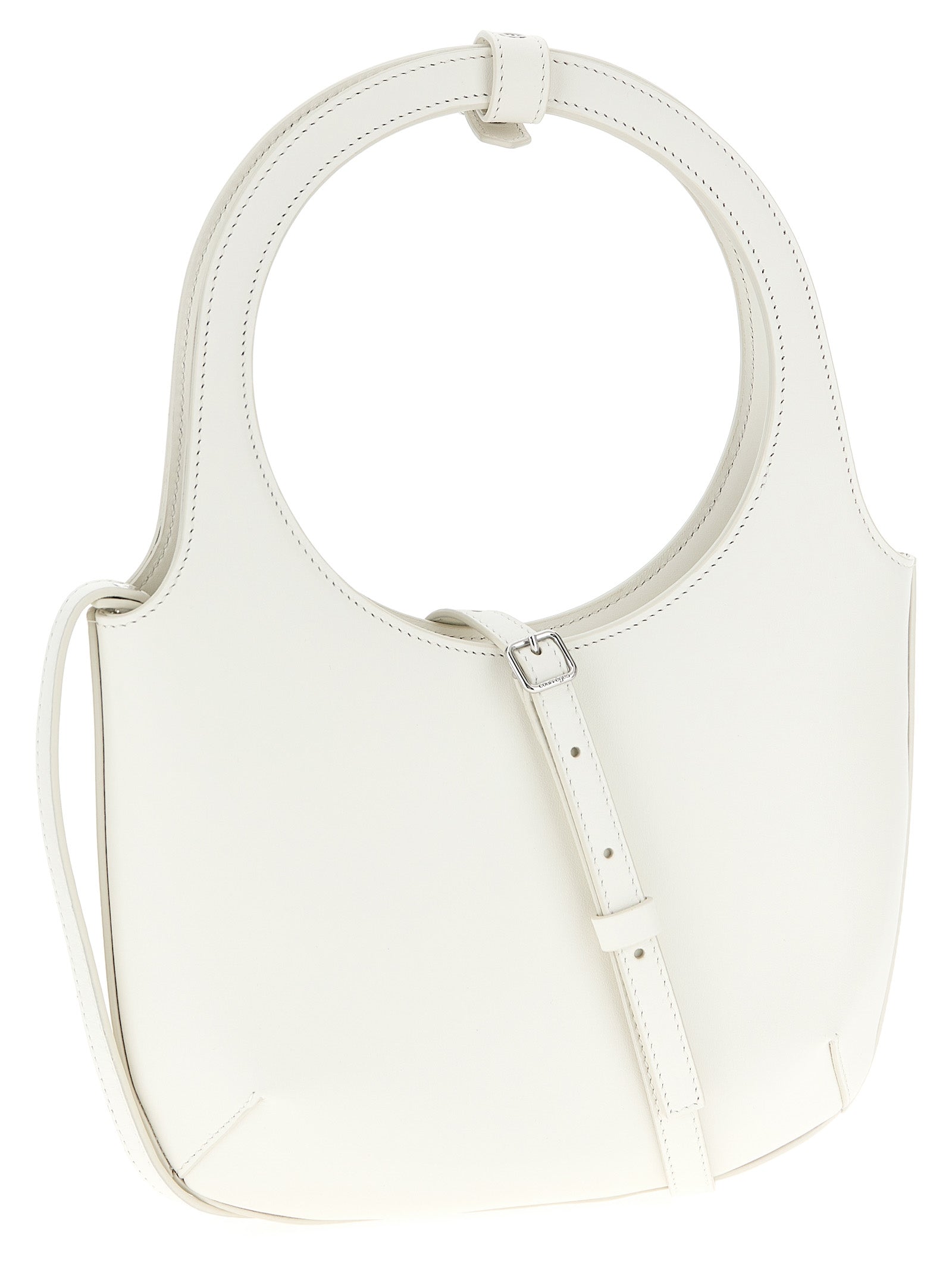 Courrèges White Calfskin Women's Handbag