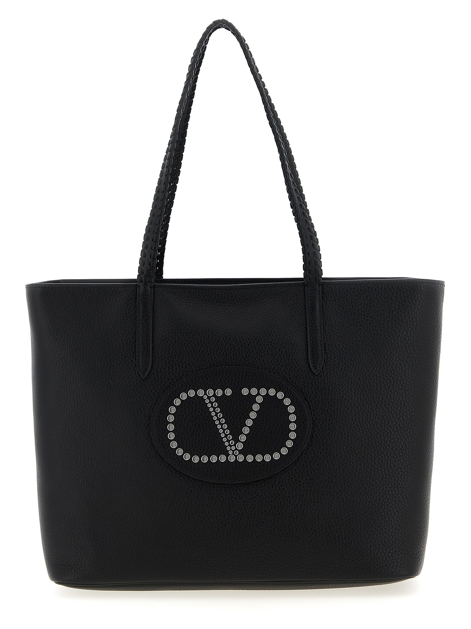 Valentino Garavani Black Calfskin Tote Women's Bag