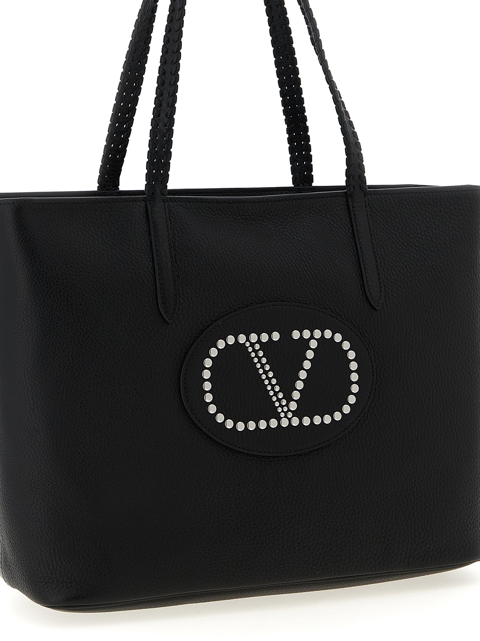 Valentino Garavani Black Calfskin Tote Women's Bag
