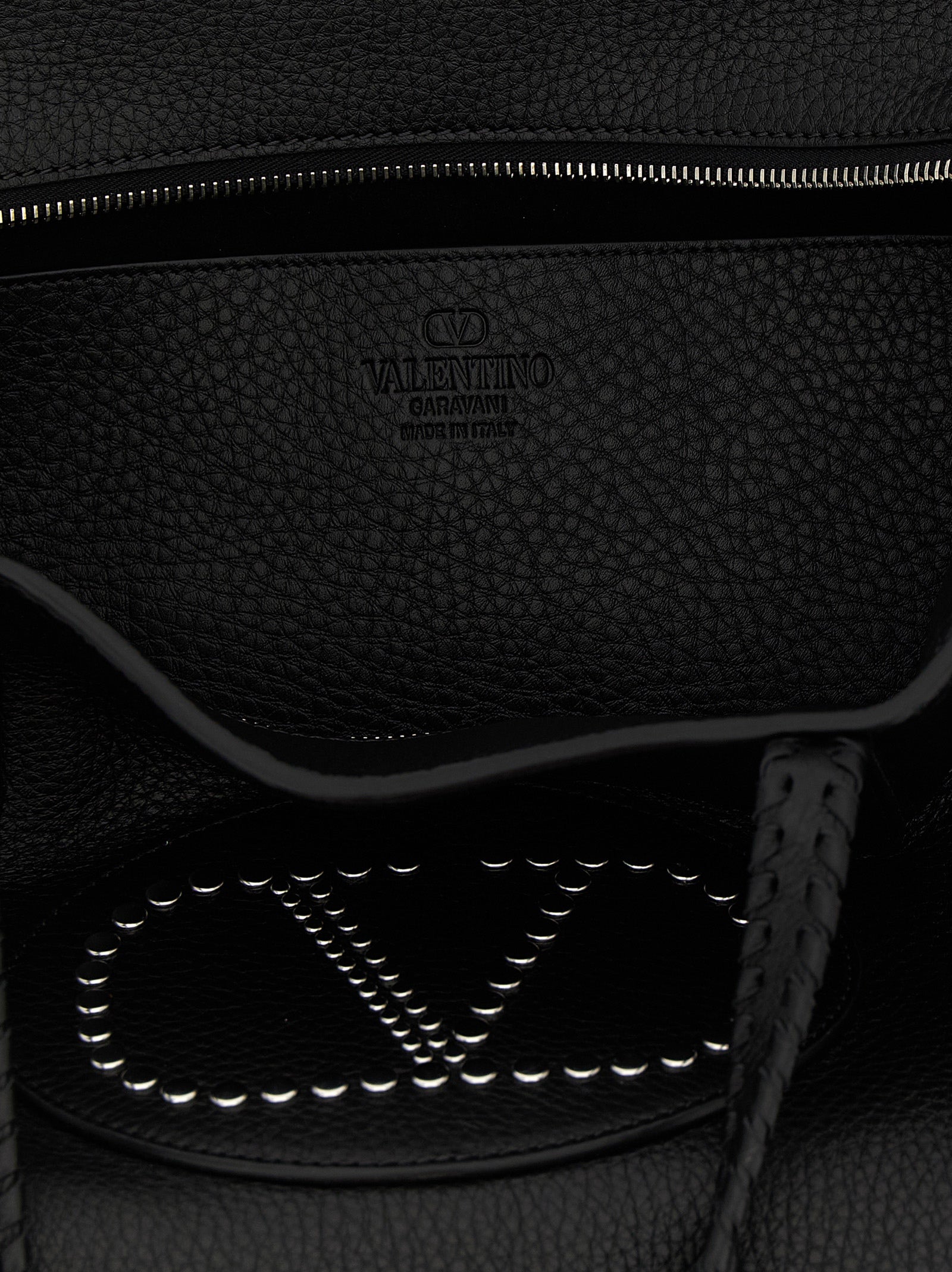 Valentino Garavani Black Calfskin Tote Women's Bag