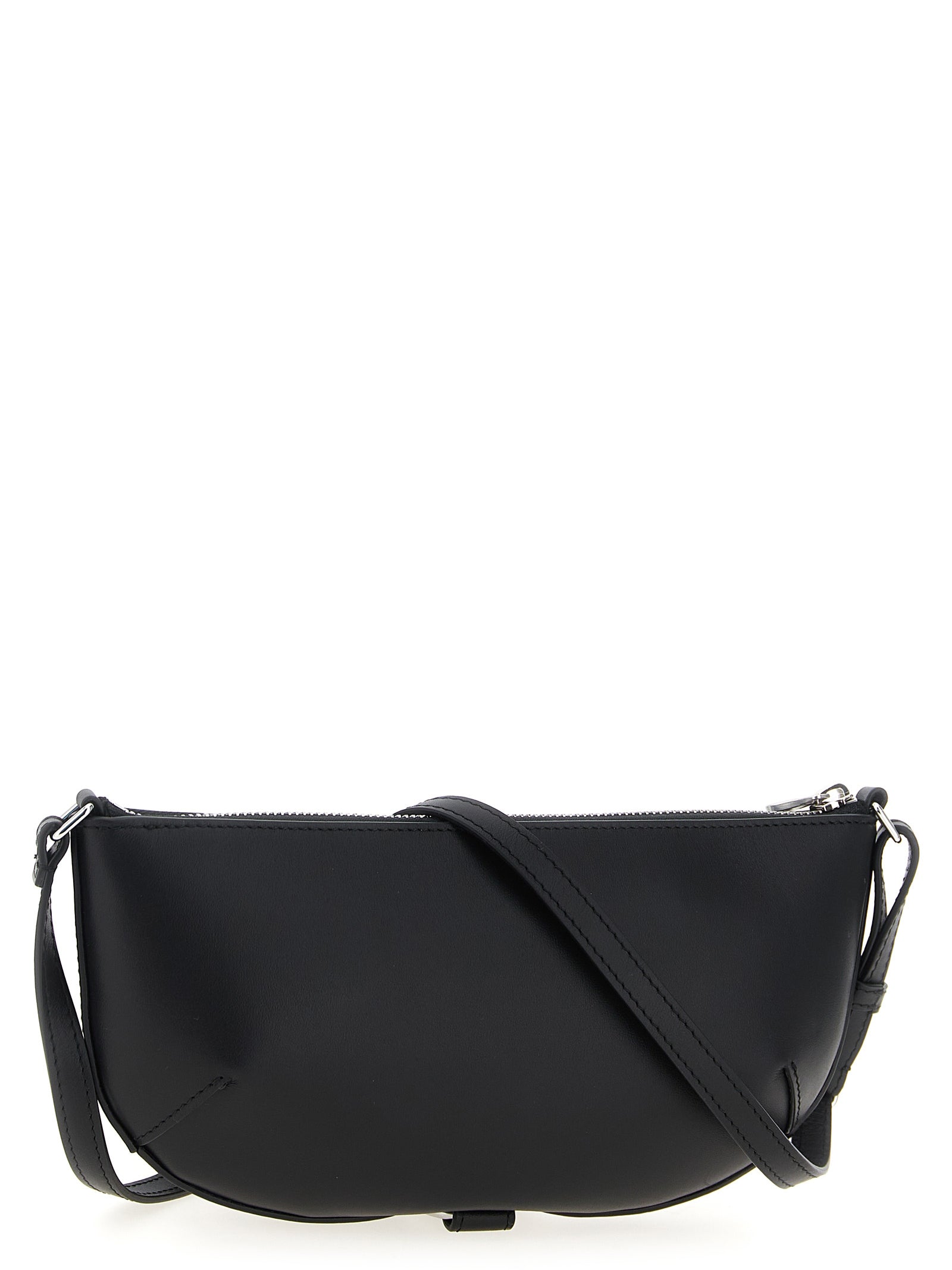 Courrèges Black Calfskin Shoulder Women's Bag