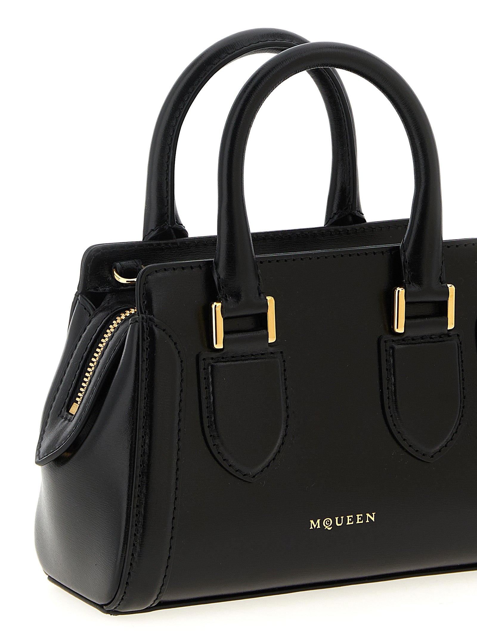 Alexander McQueen Black Calfskin Women's Handbag