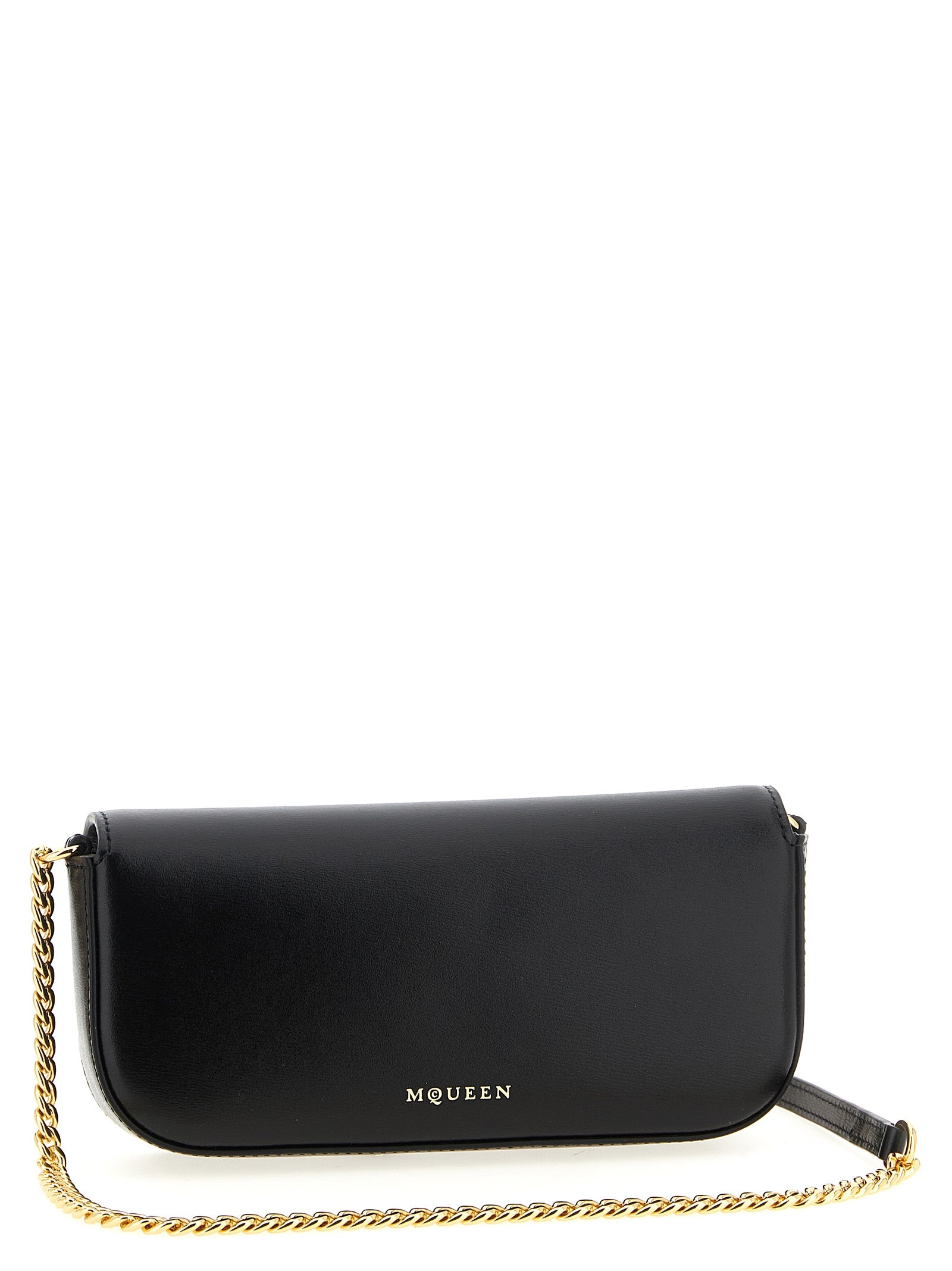 Alexander McQueen Black Calfskin Crossbody Women's Bag