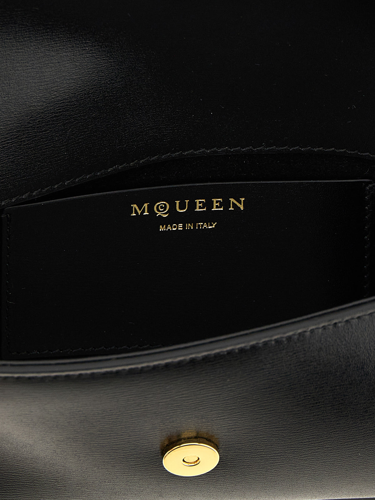 Alexander McQueen Black Calfskin Crossbody Women's Bag