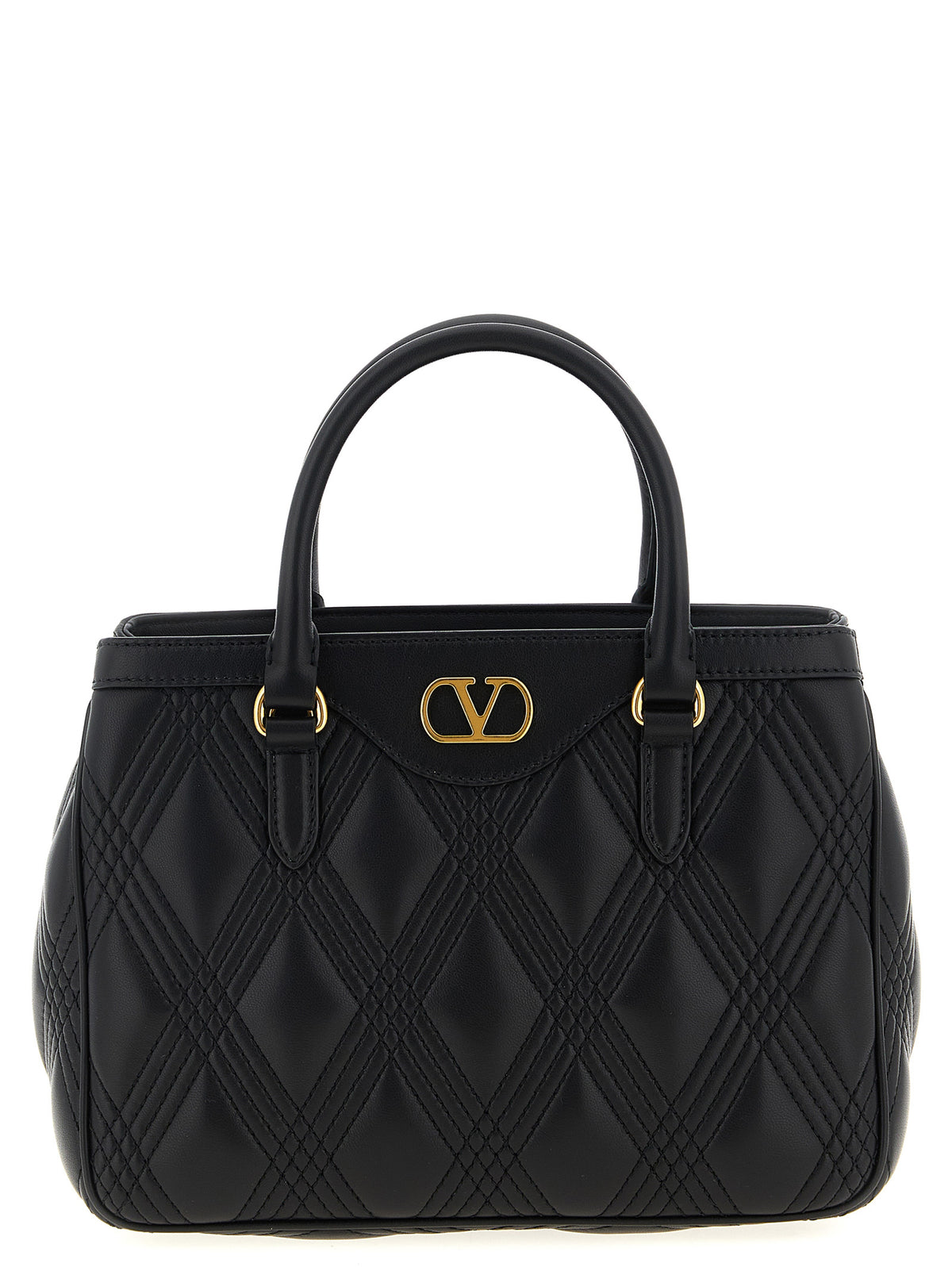 Valentino Garavani Black Lamb Leather Women's Handbag