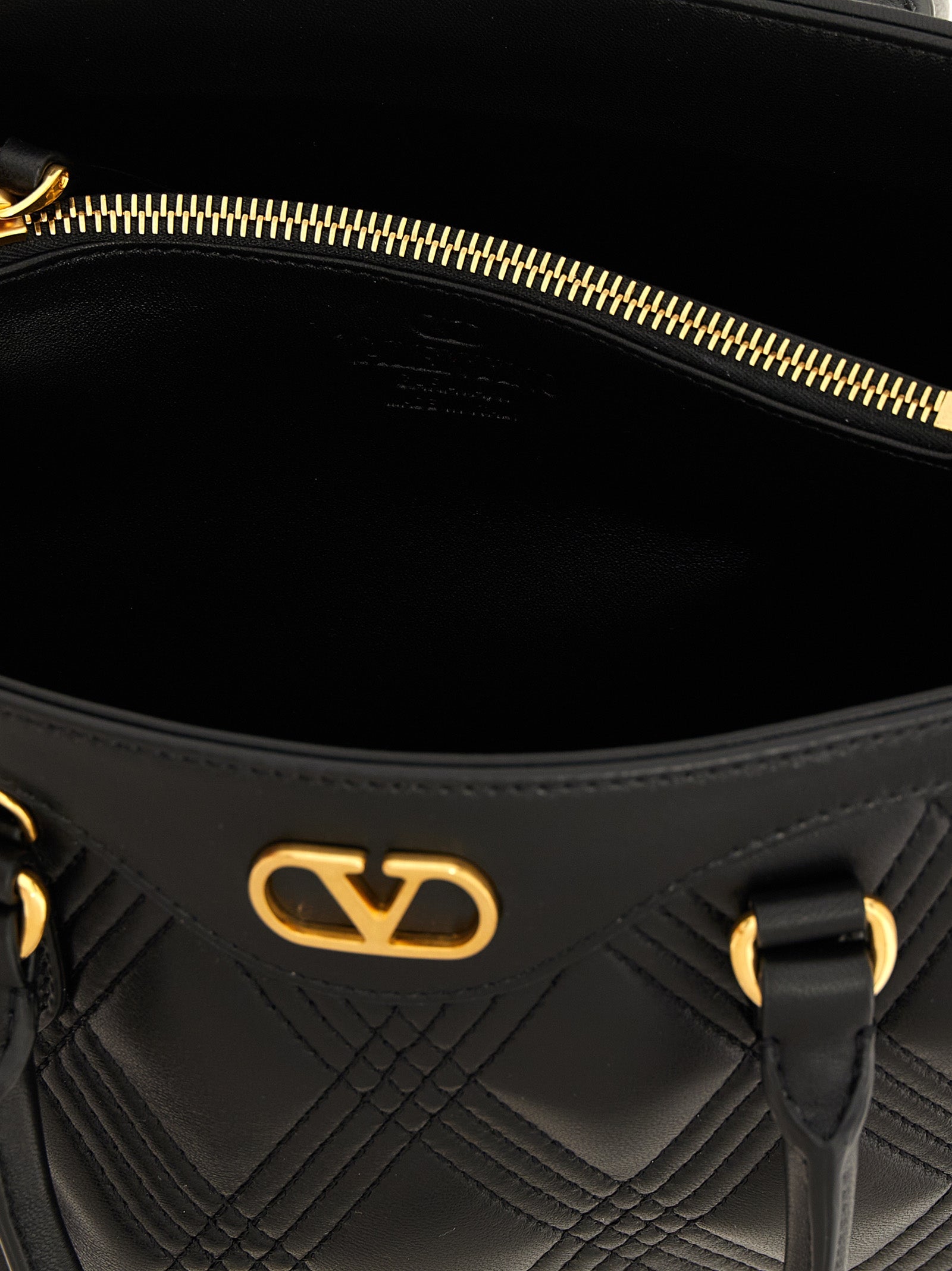 Valentino Garavani Black Lamb Leather Women's Handbag