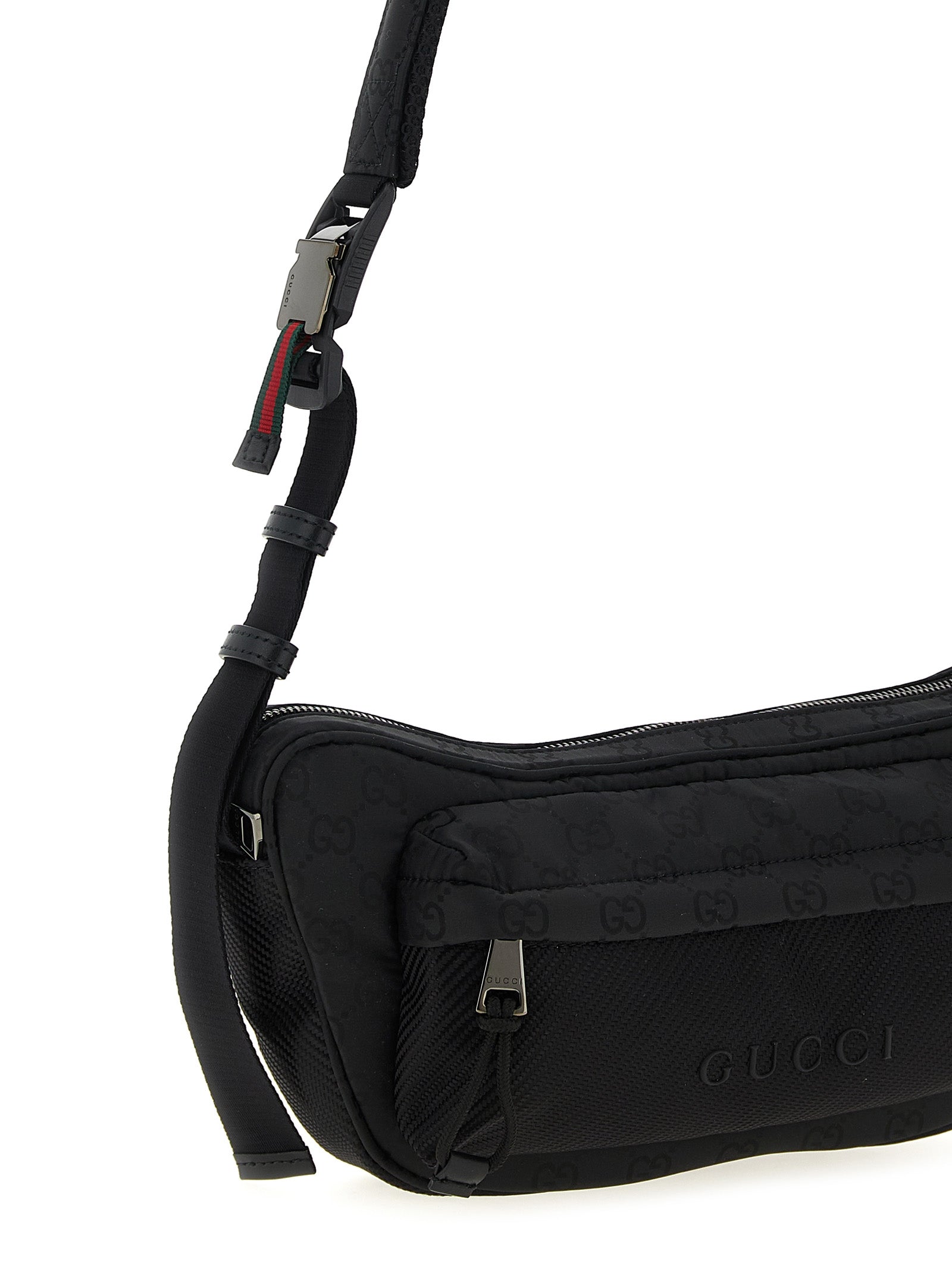 Gucci Black Polyester Crossbody Men's Bag