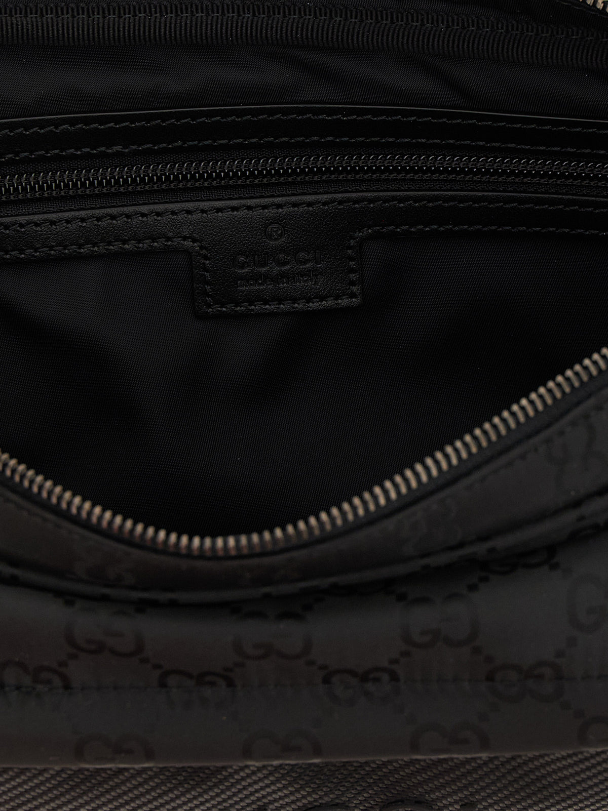 Gucci Black Polyester Crossbody Men's Bag