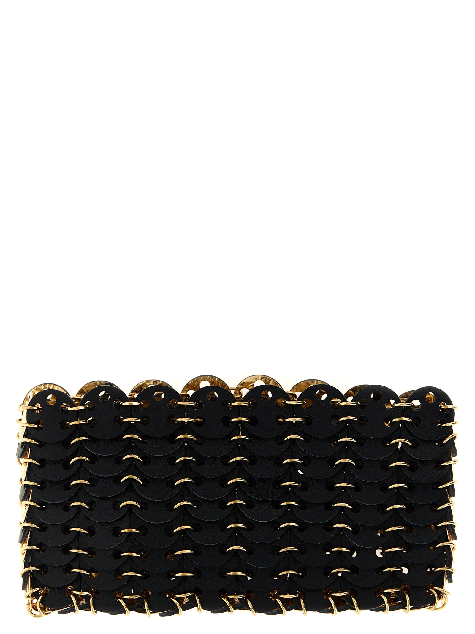 Paco Rabanne Black Calfskin Crossbody Women's Bag