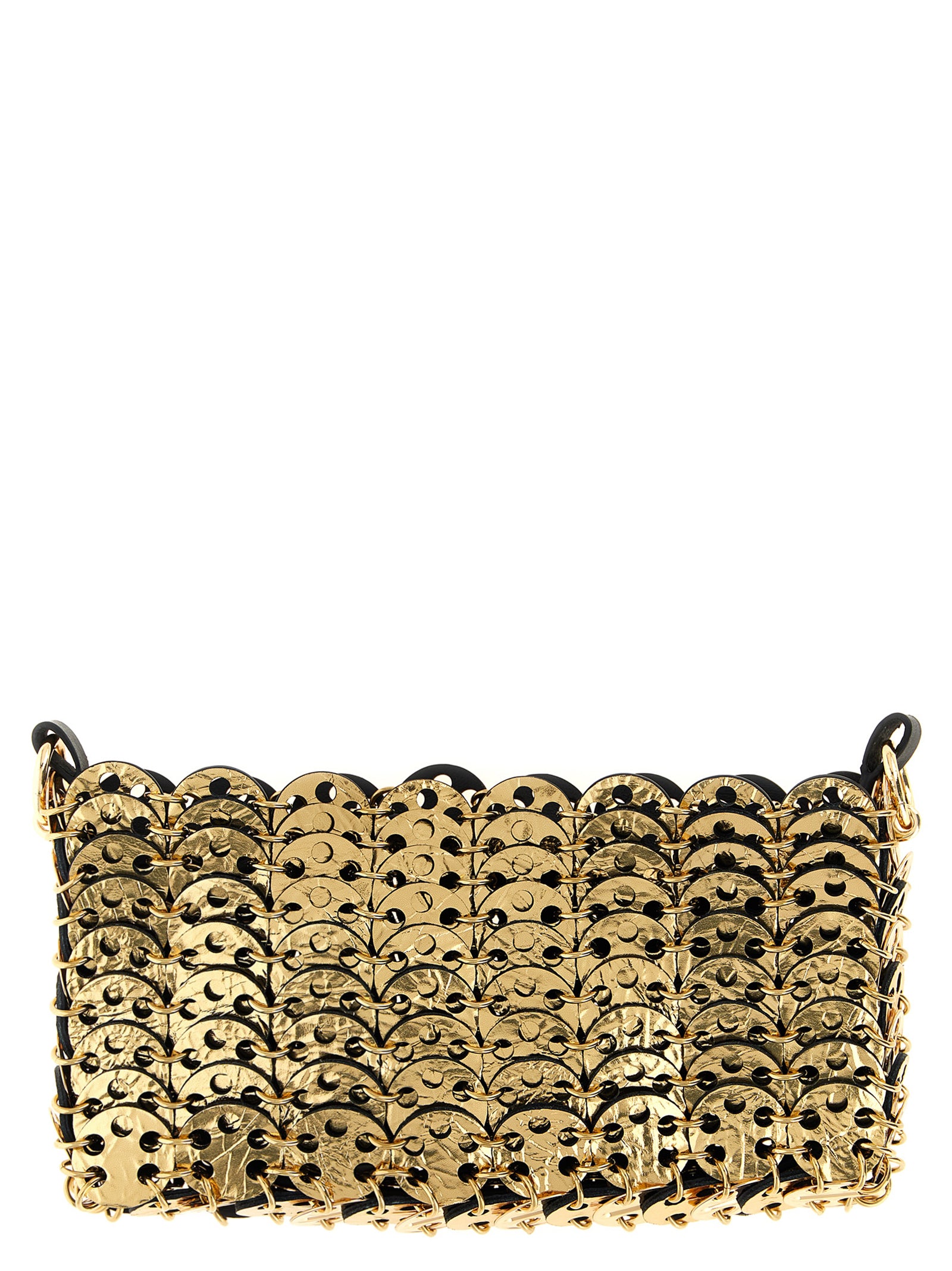 Paco Rabanne Black Calfskin Crossbody Women's Bag