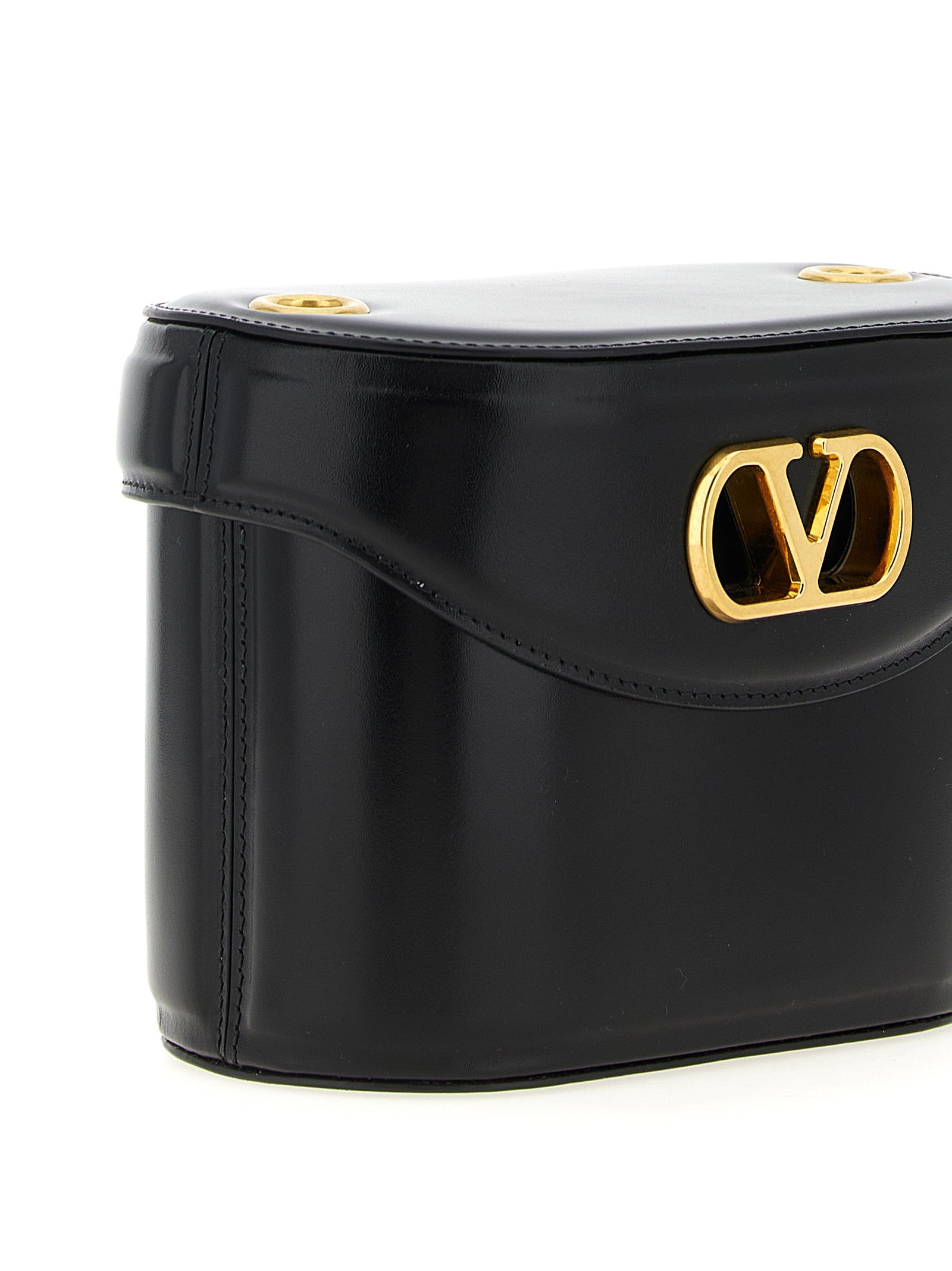 Valentino Garavani Black Calfskin Crossbody Women's Bag