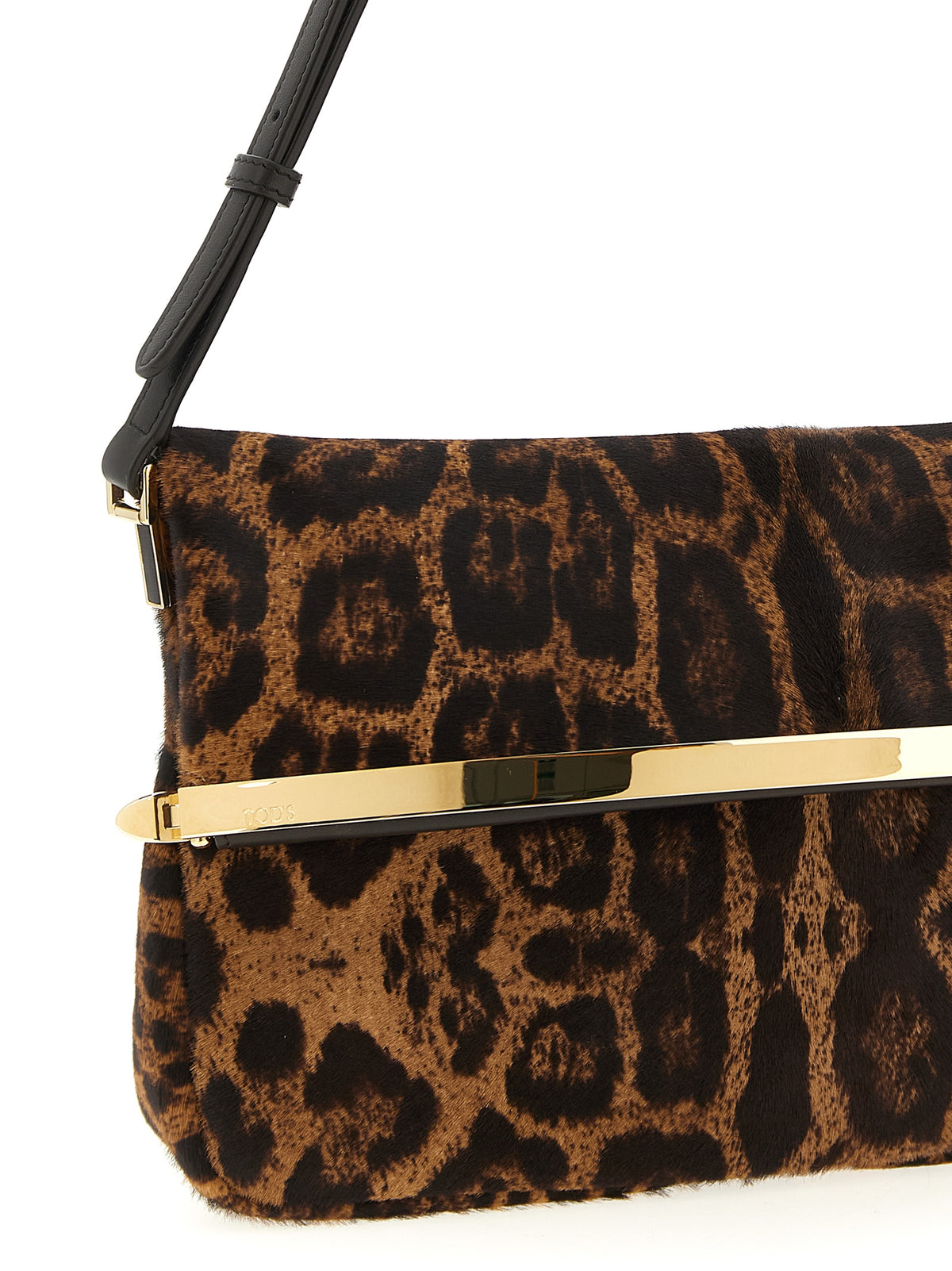 Tod's Brown Calfskin Shoulder Women's Bag
