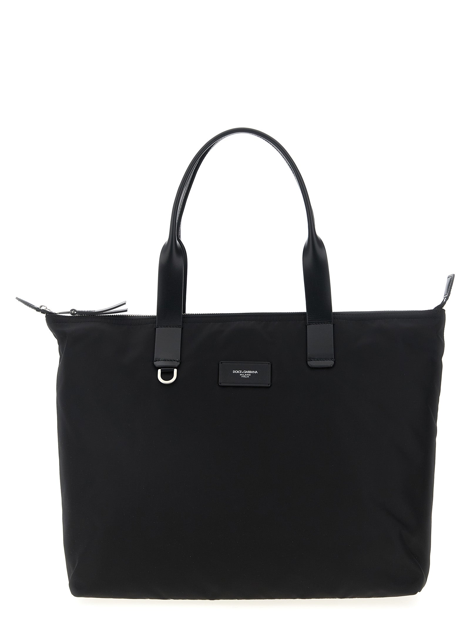 Dolce & Gabbana Black Polyamide Tote Men's Bag